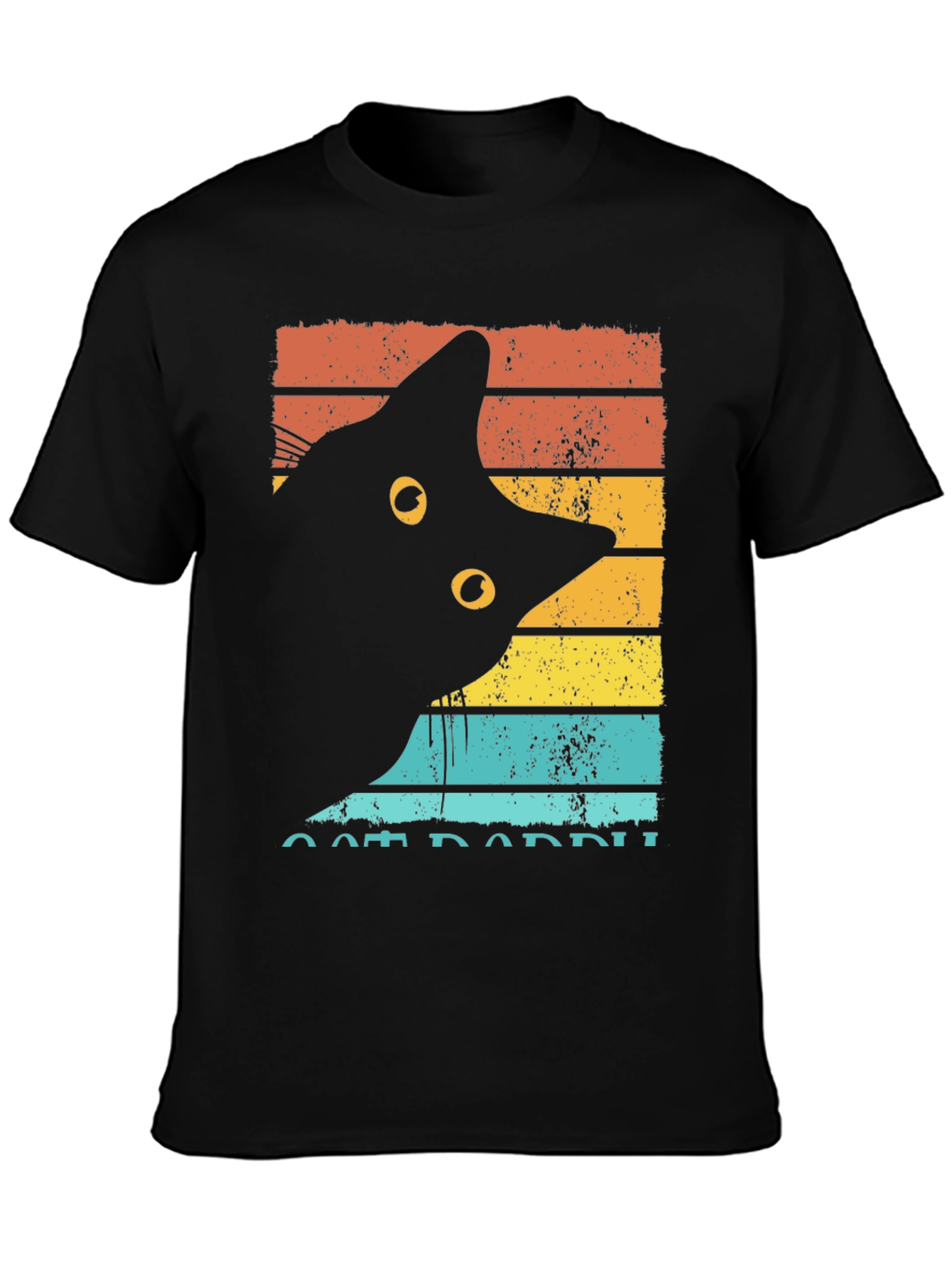 Retro Cat Daddy T-Shirt - Cool Cat Lover Tee