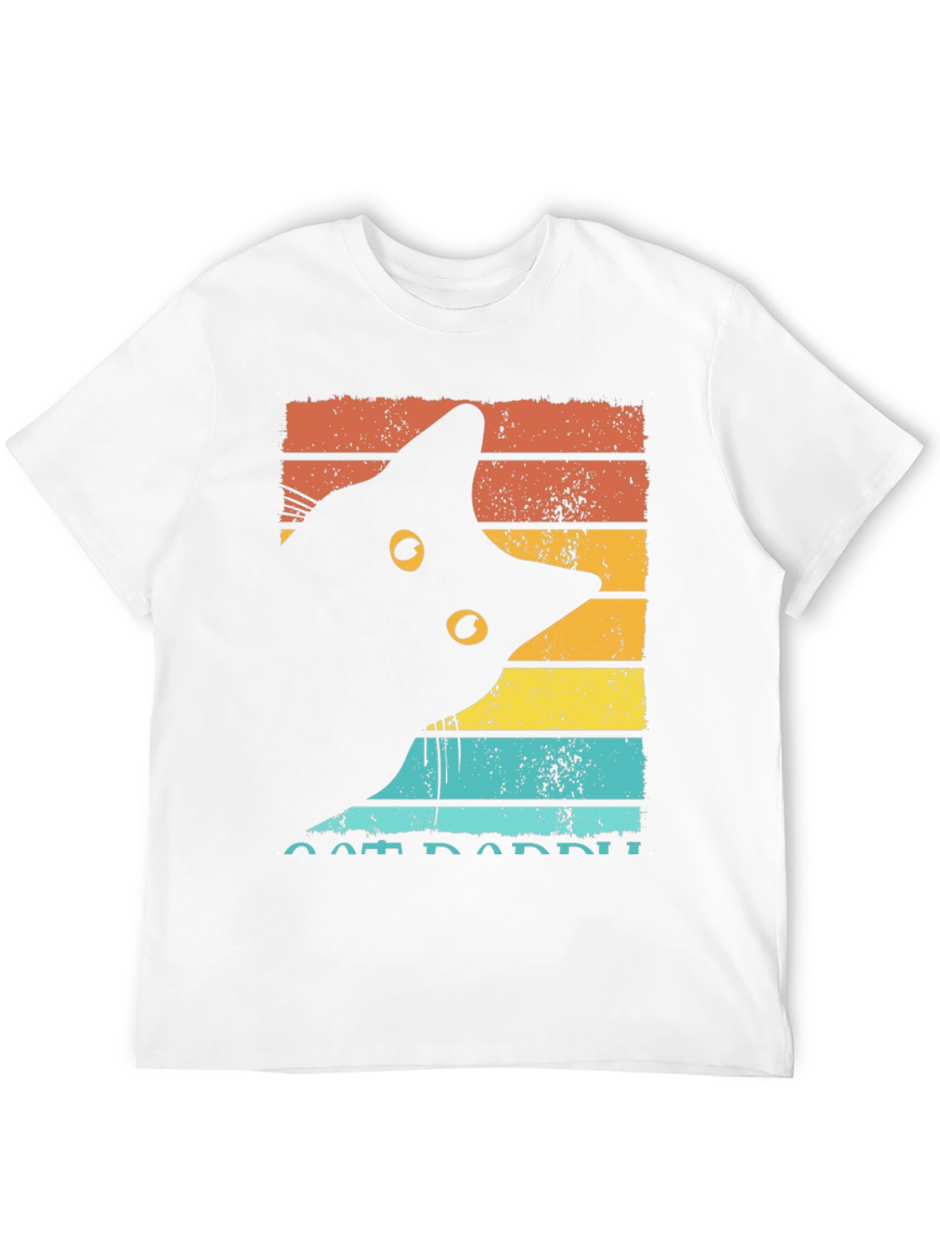 Retro Cat Daddy T-Shirt - Cool Cat Lover Tee