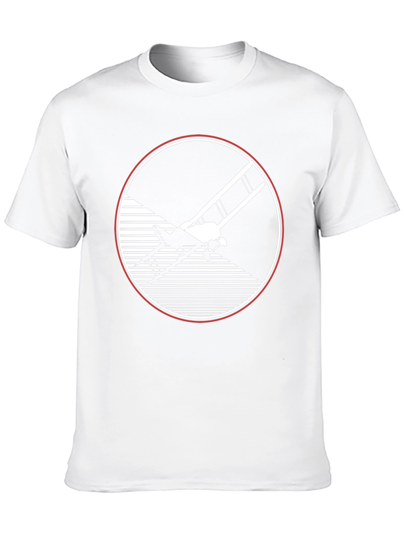 Retro Biplane Graphic Tee - Black Cotton T-Shirt