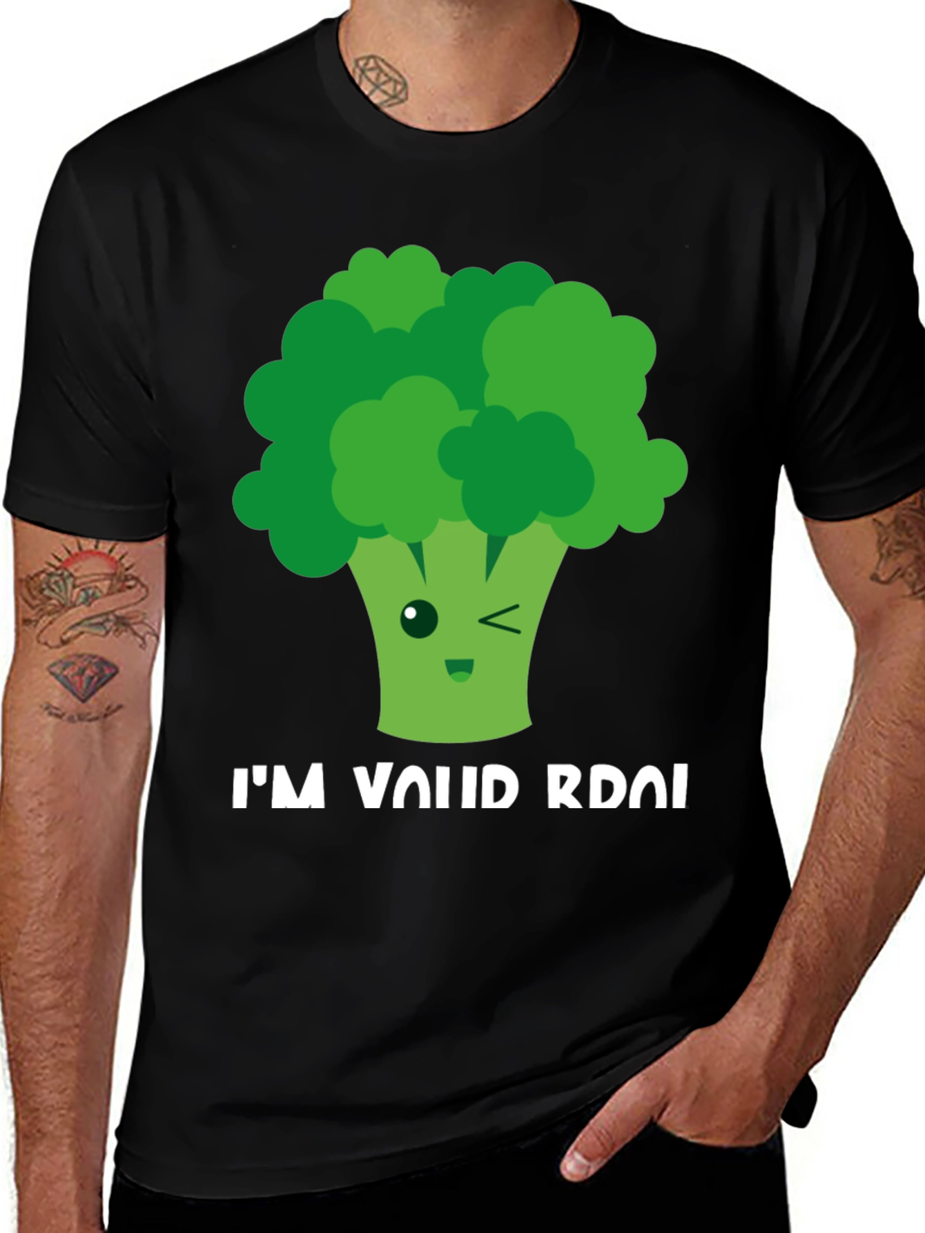 Funny Broccoli Pun Graphic Tee - Im Your Brocc