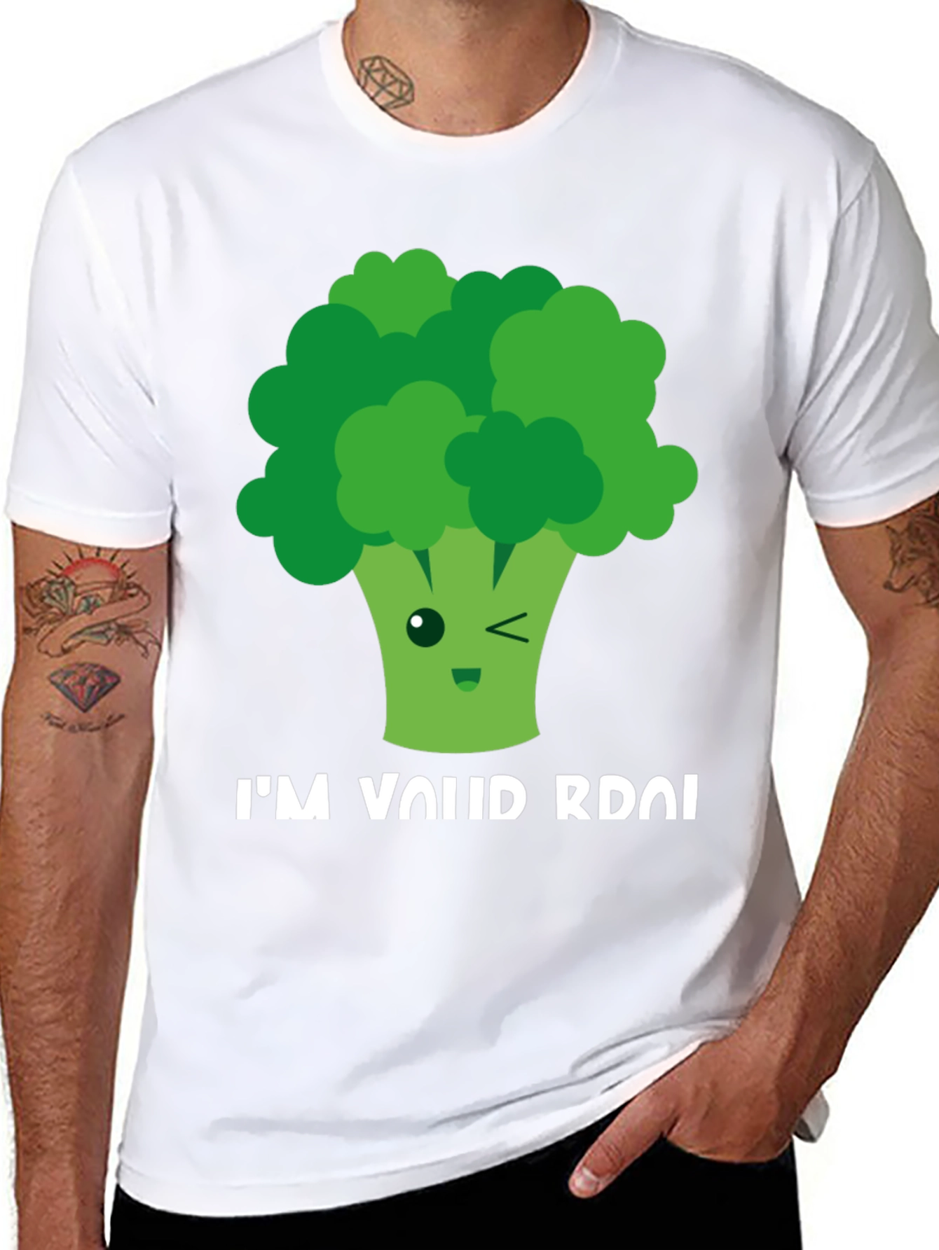 Funny Broccoli Pun Graphic Tee - Im Your Brocc