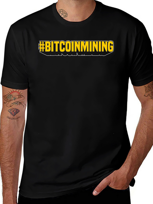 Bitcoin Mining T-Shirt - Crypto Currency Tee