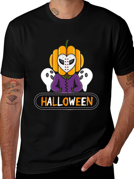 Halloween Pumpkin Mask T-Shirt