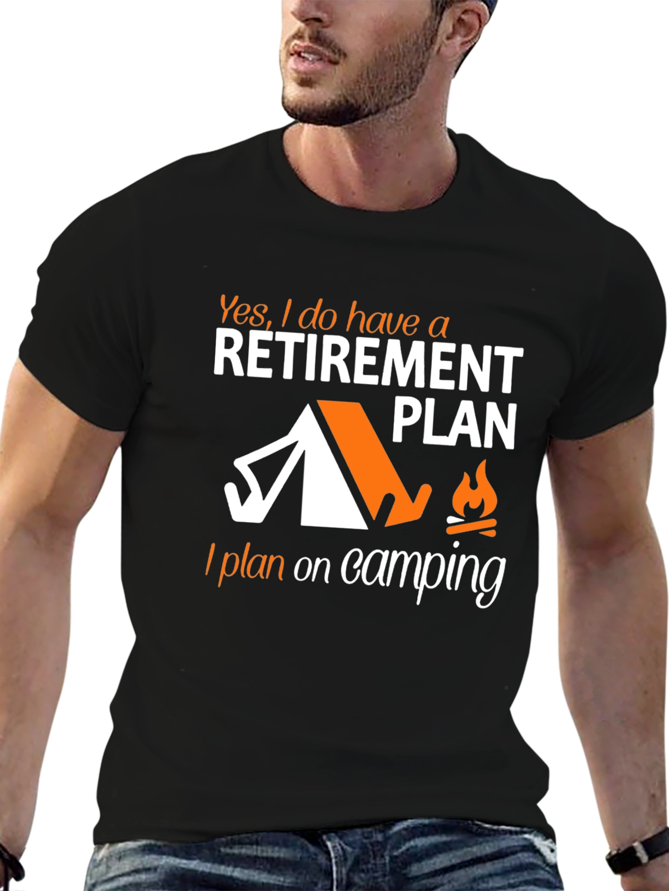 Retirement Plan Camping T-Shirt