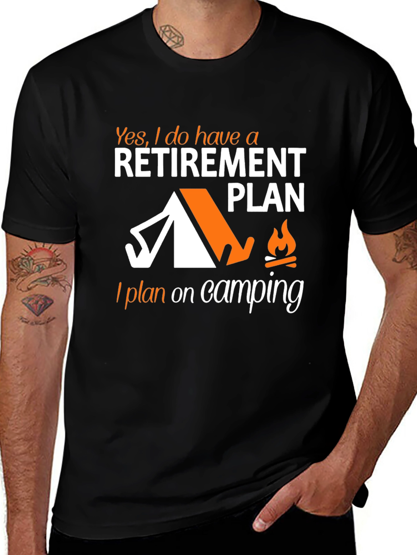 Retirement Plan Camping T-Shirt
