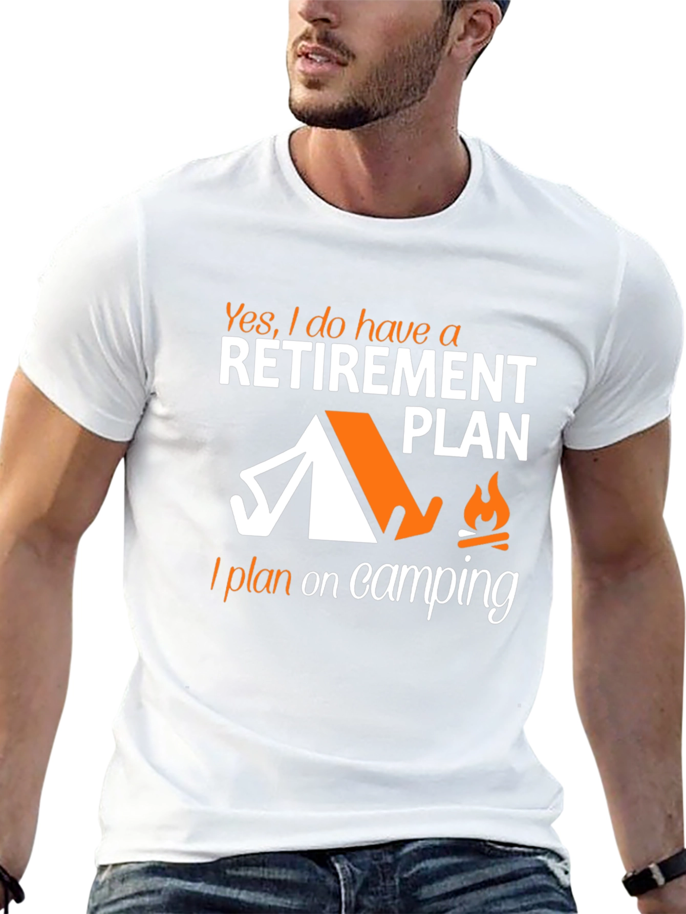 Retirement Plan Camping T-Shirt