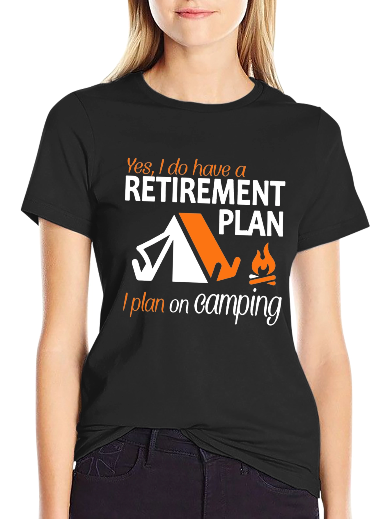 Retirement Plan Camping T-Shirt
