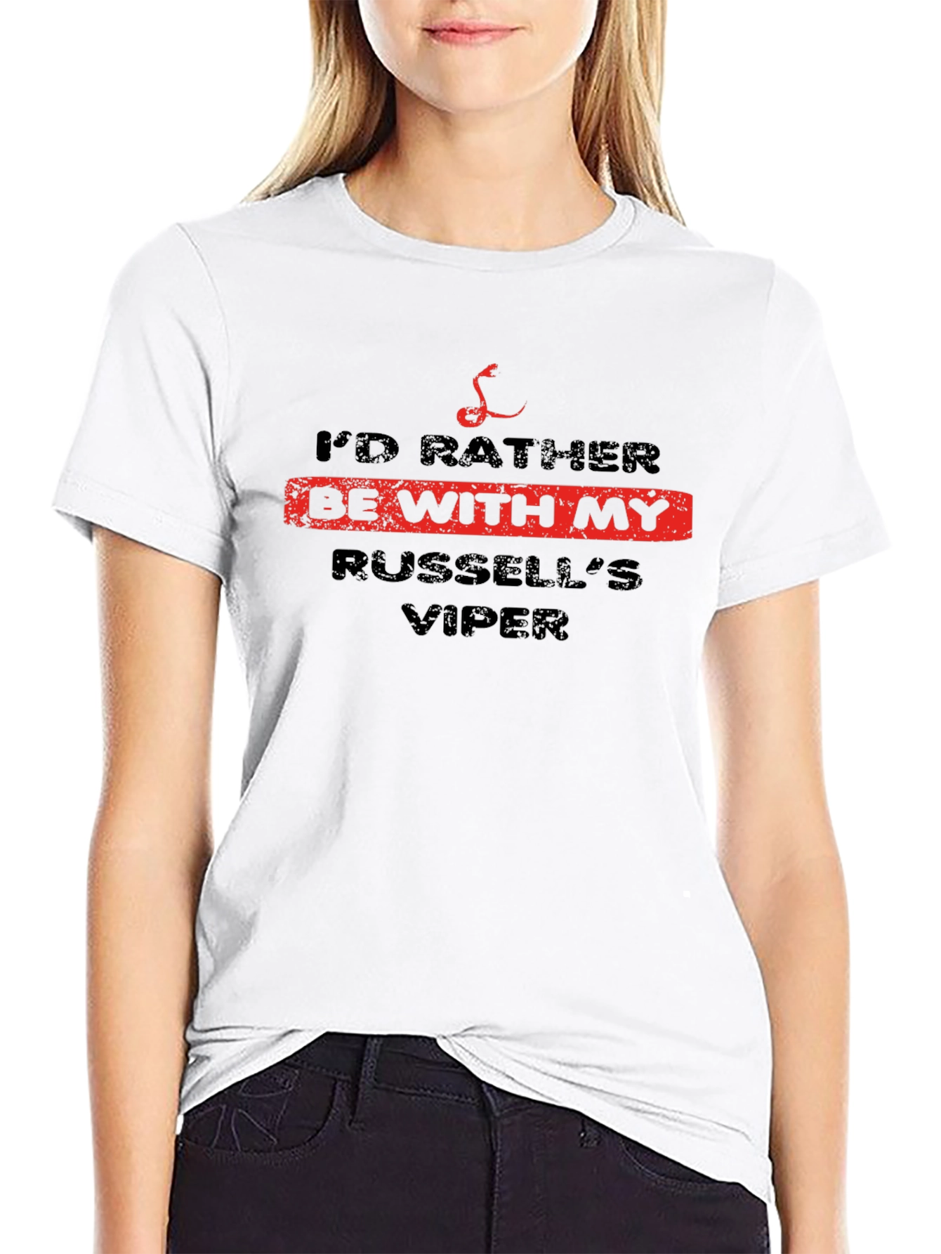 Id Rather Be With My Russells Viper T-Shirt