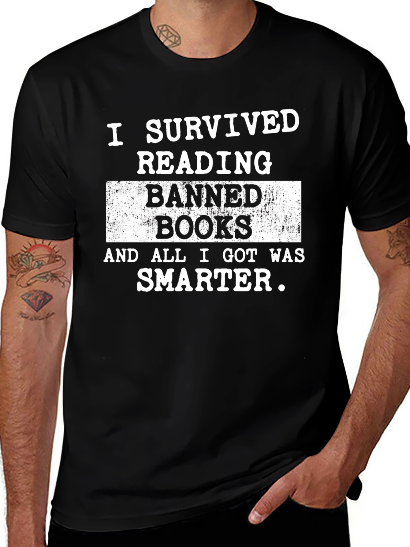 I Survived Reading Banned Books T-Shirt