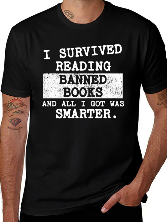 I Survived Reading Banned Books T-Shirt