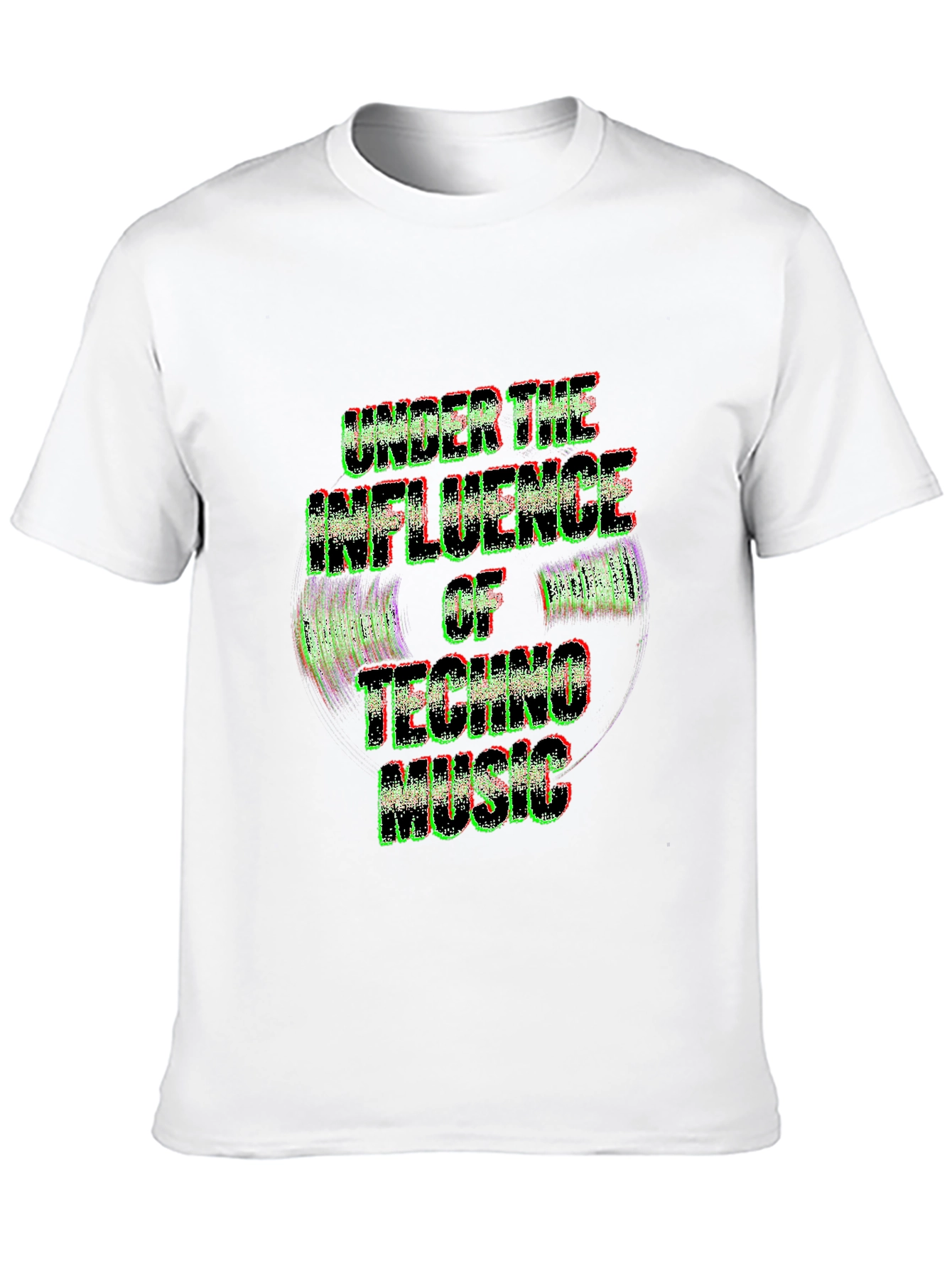 Techno Music Influence Black Tee