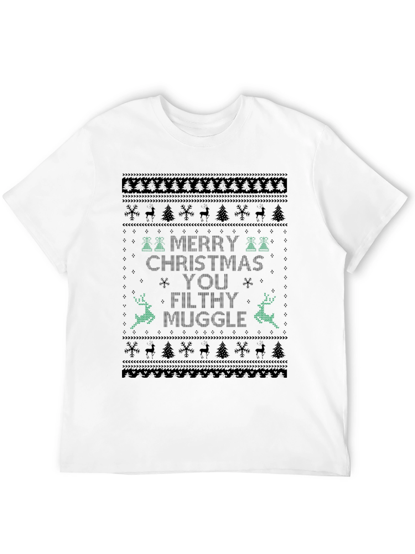 Merry Christmas You Filthy Muggle Ugly Christmas T-Shirt