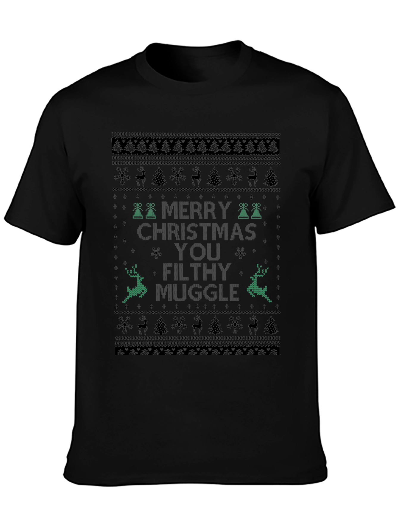 Merry Christmas You Filthy Muggle Ugly Christmas T-Shirt