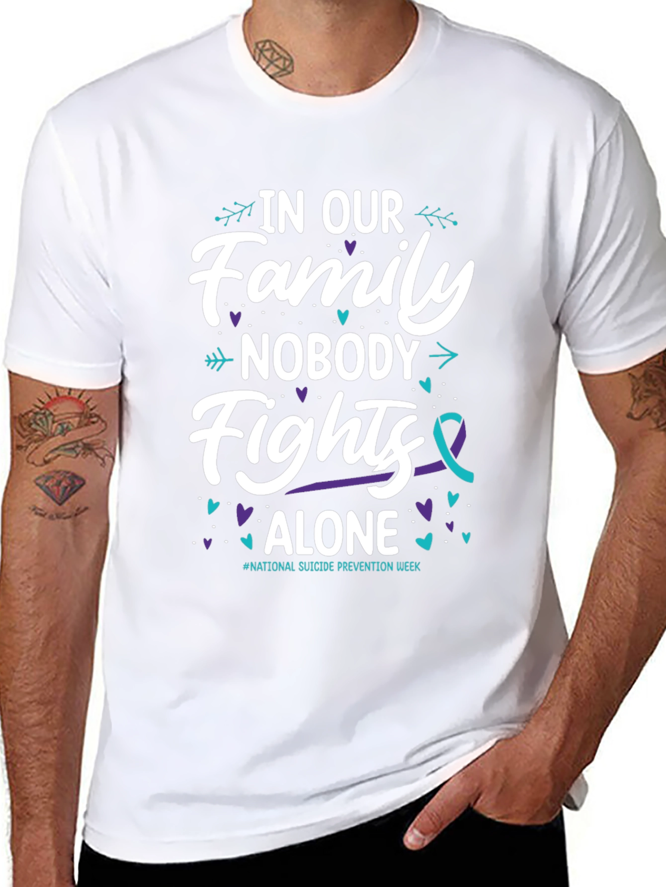 In Our Family Nobody Fights Alone T-Shirt