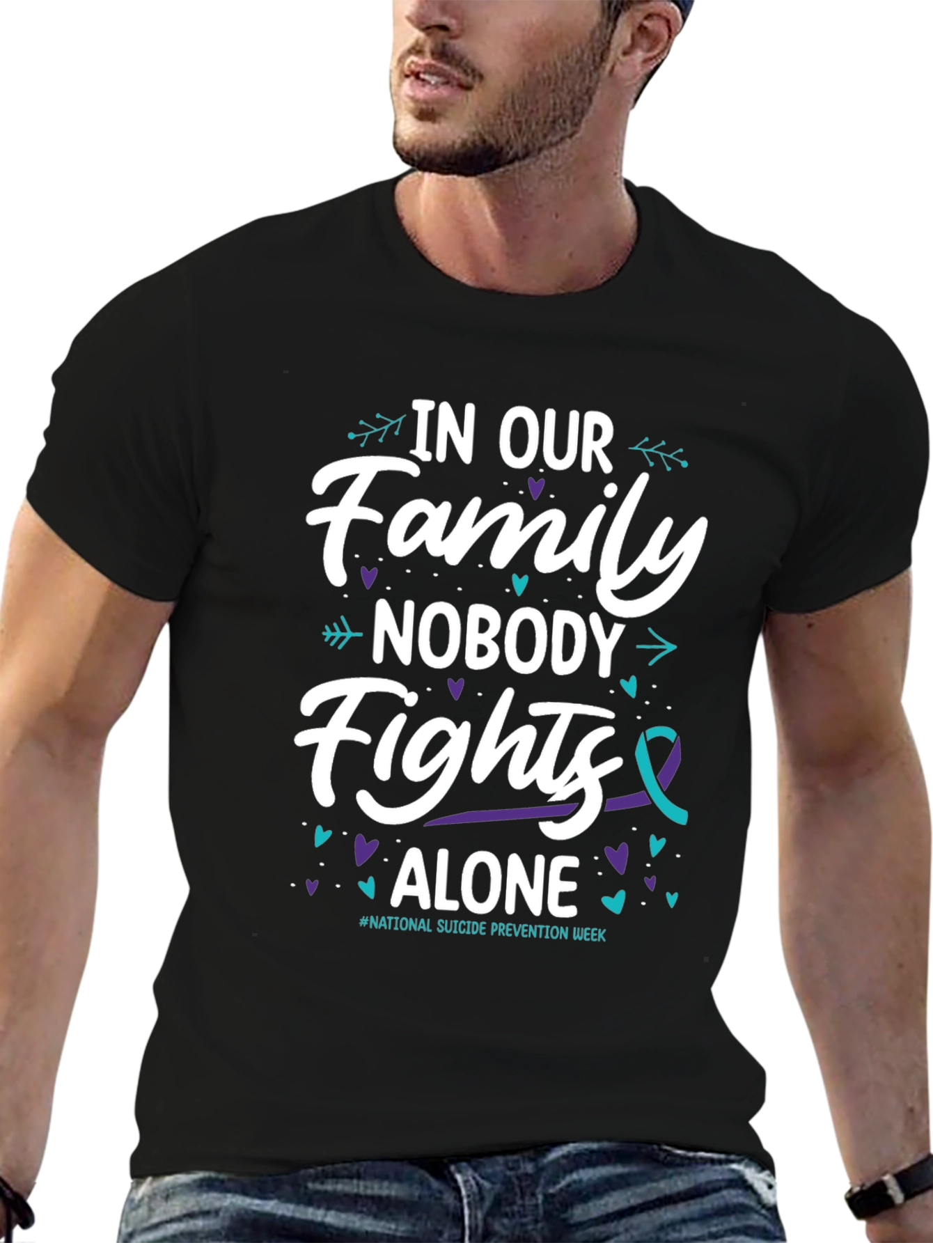 In Our Family Nobody Fights Alone T-Shirt