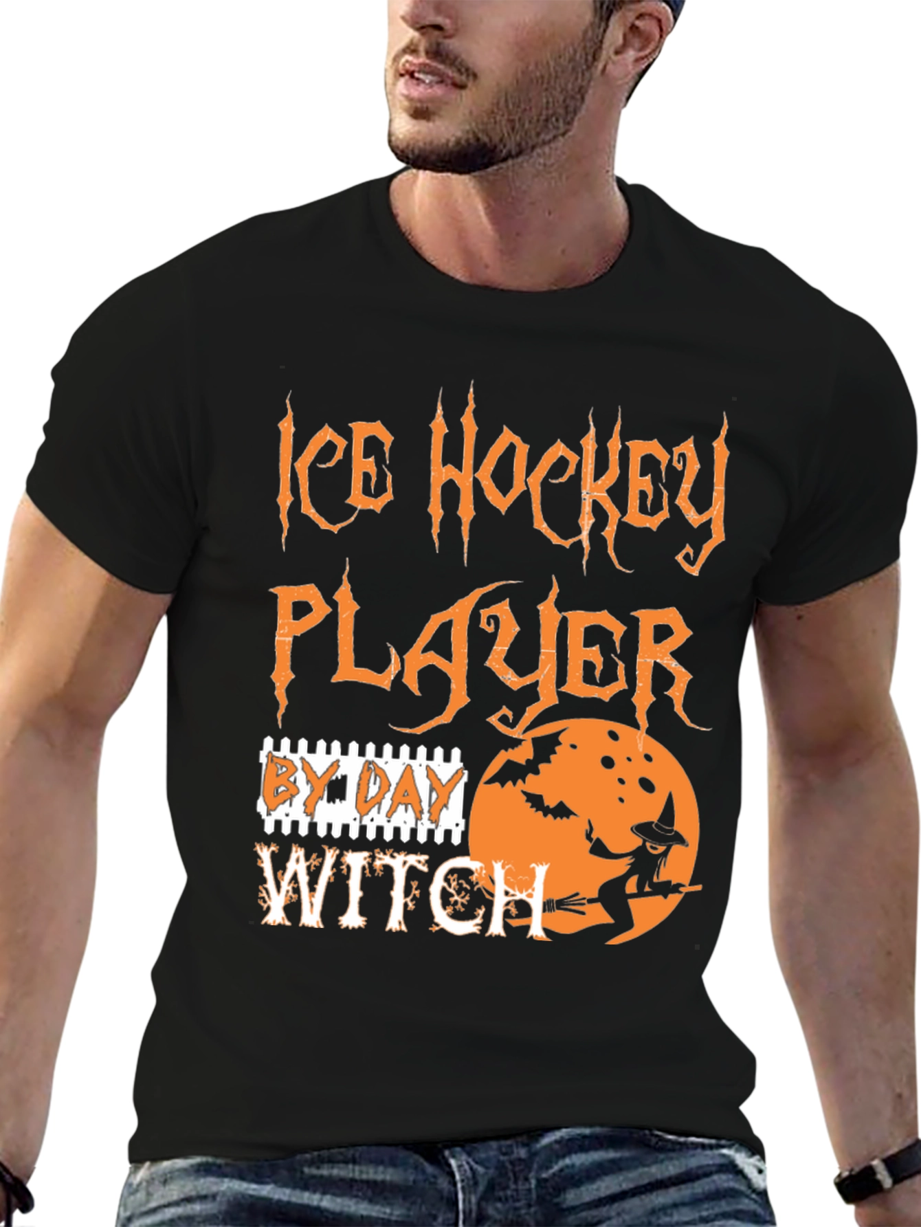 Ice Hockey Player By Day Witch T-Shirt