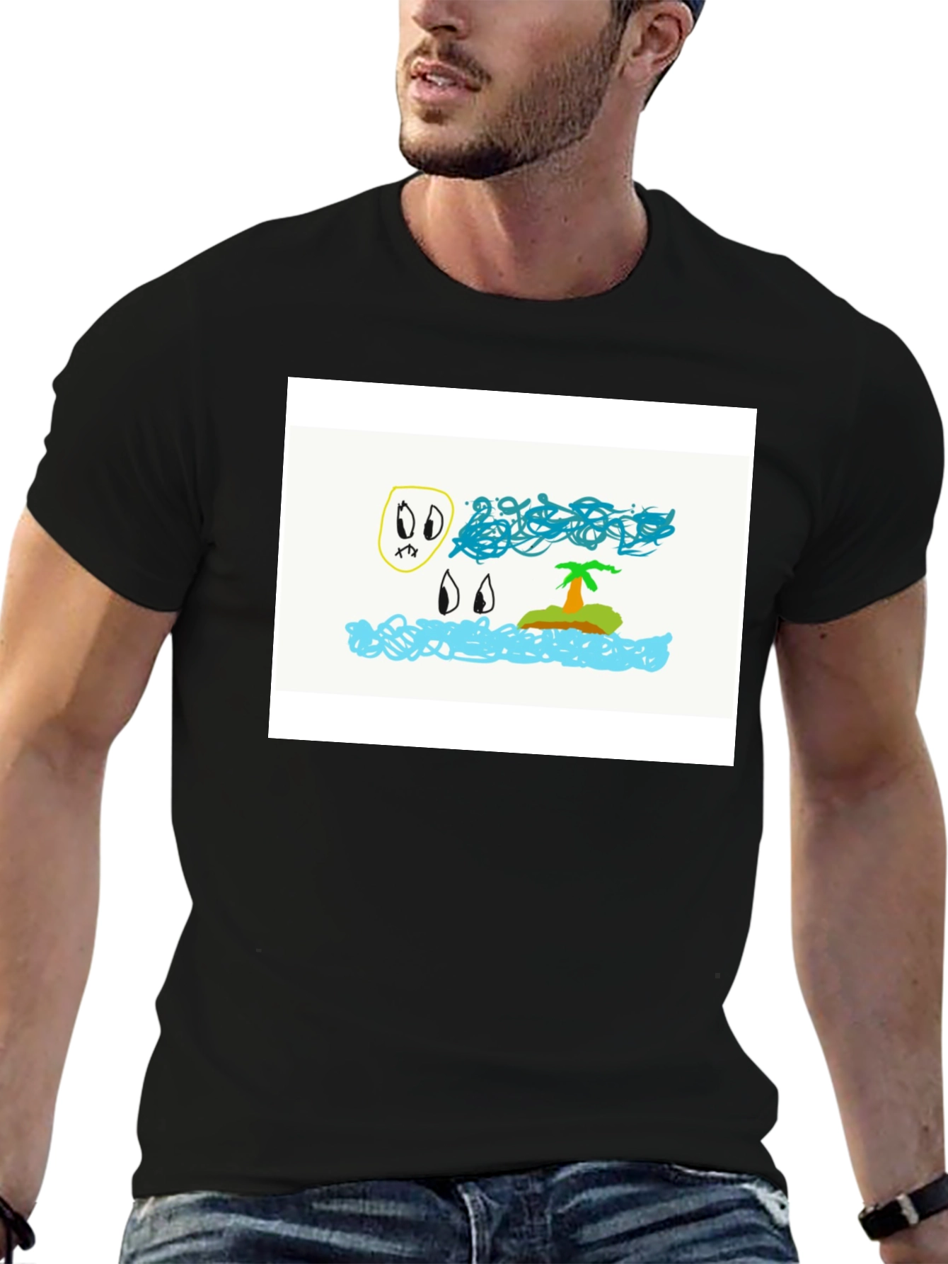 Unique Graphic Print T-Shirt