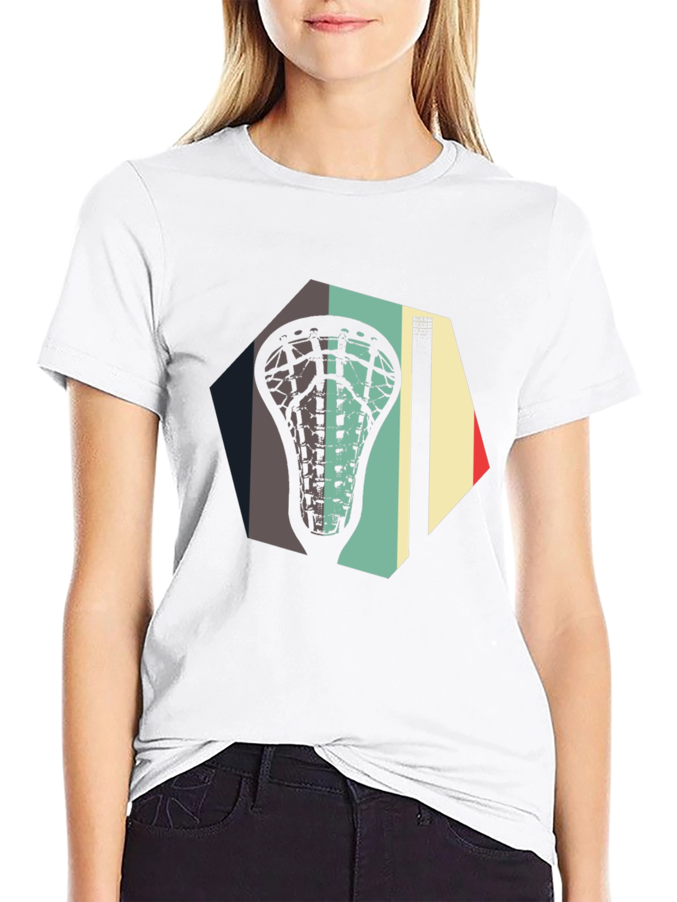 Retro Lacrosse Stick T-Shirt