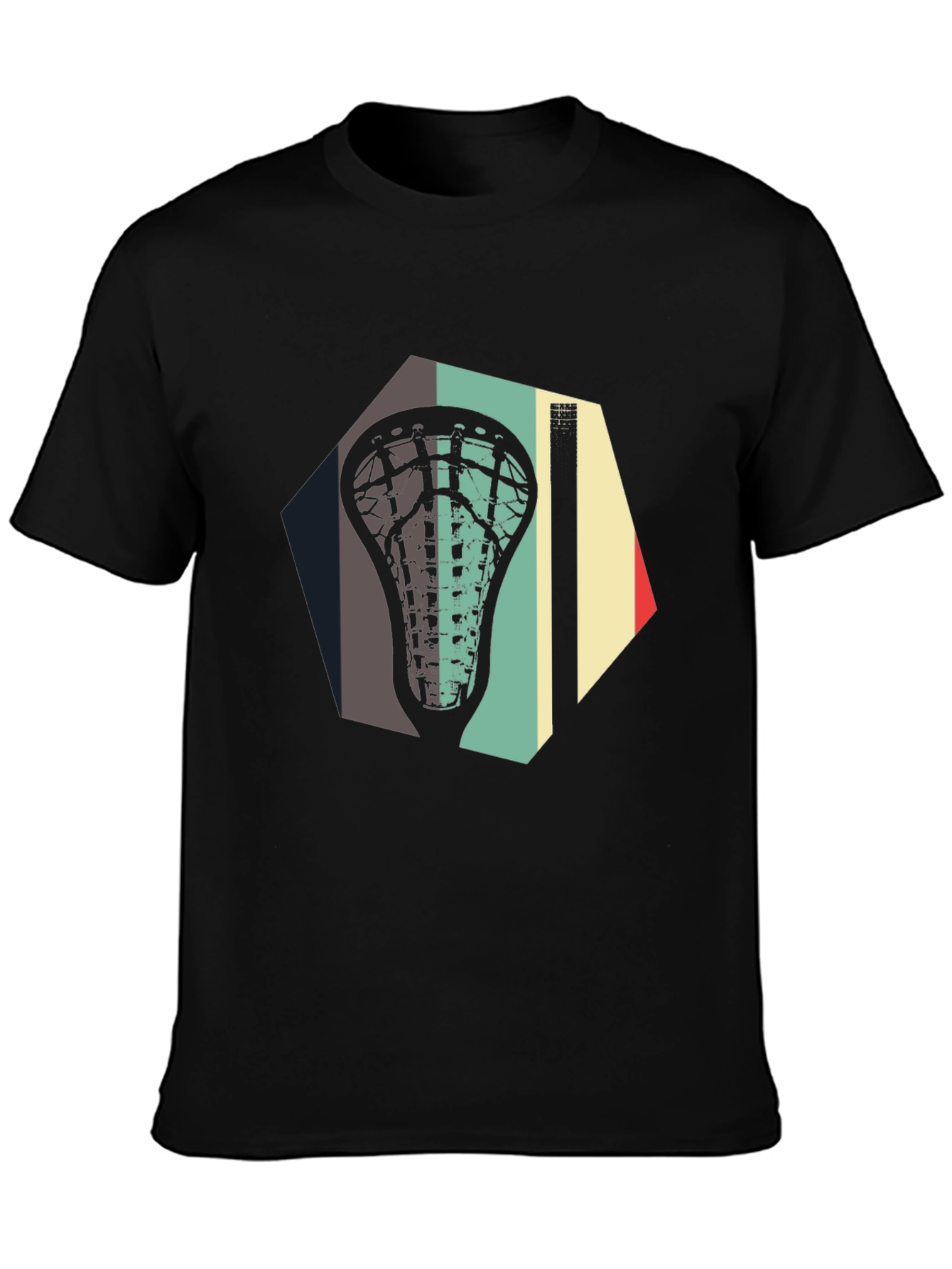 Retro Lacrosse Stick T-Shirt