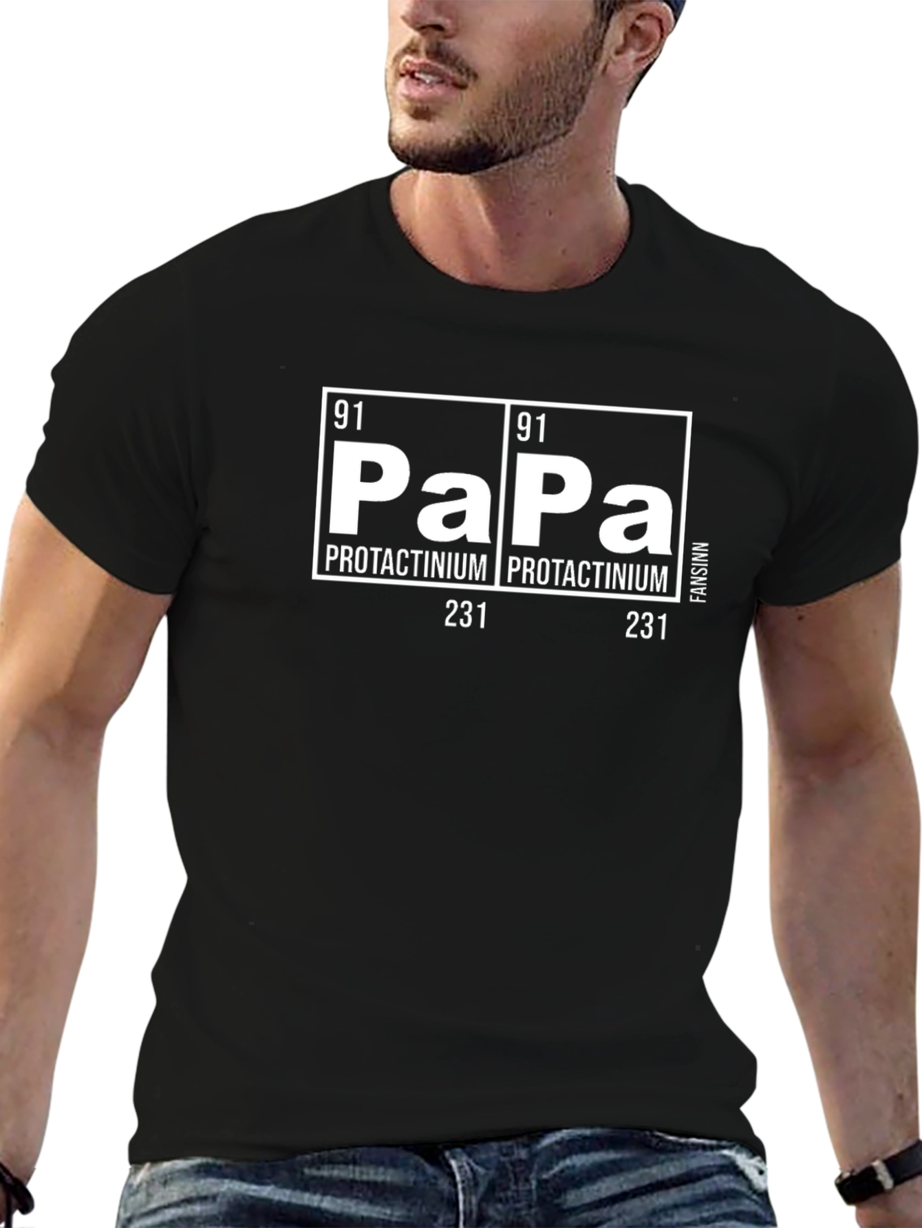 Papa Element T-Shirt - Periodic Table Funny Dad Shirt
