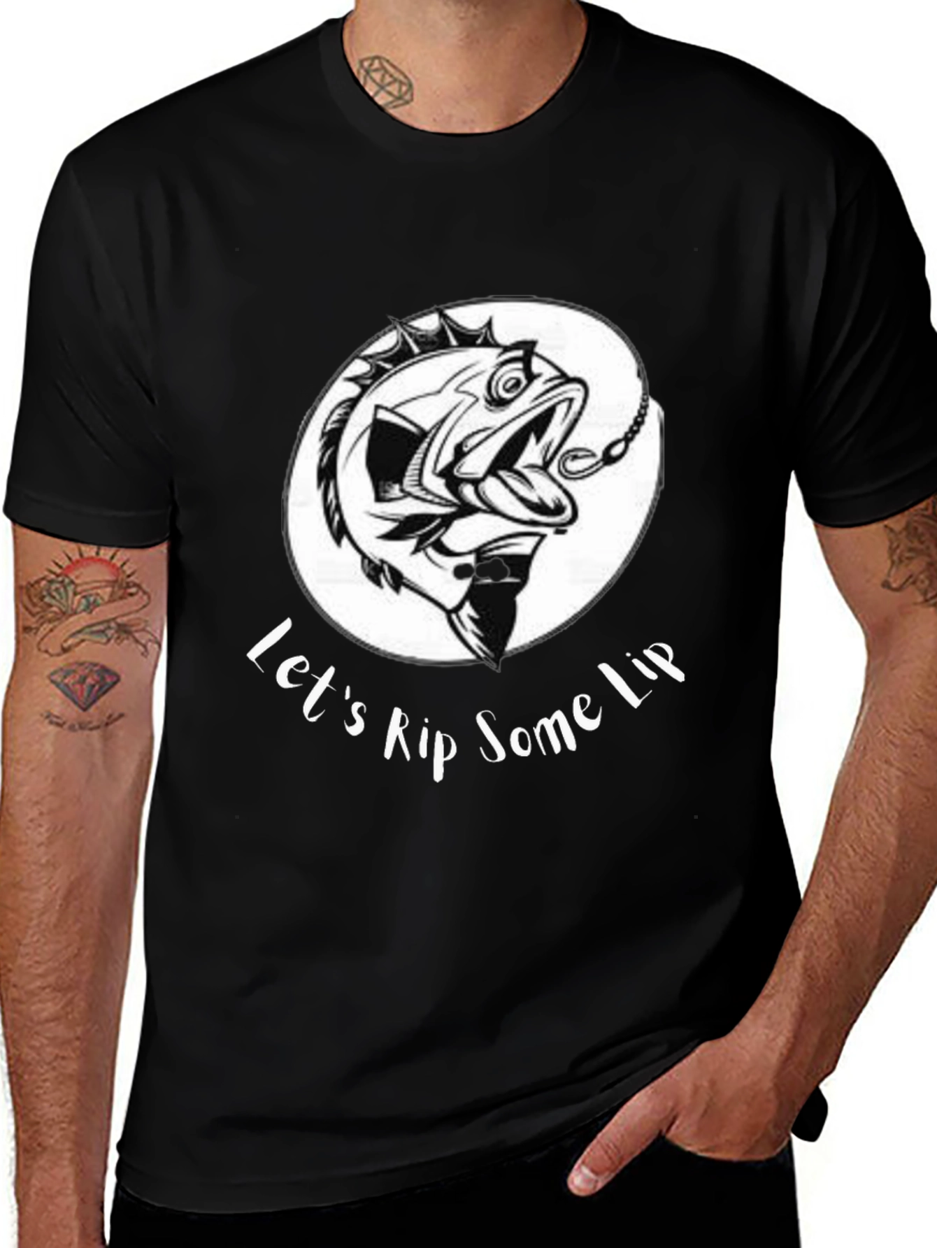 Lets Rip Some Lip Fishing T-Shirt