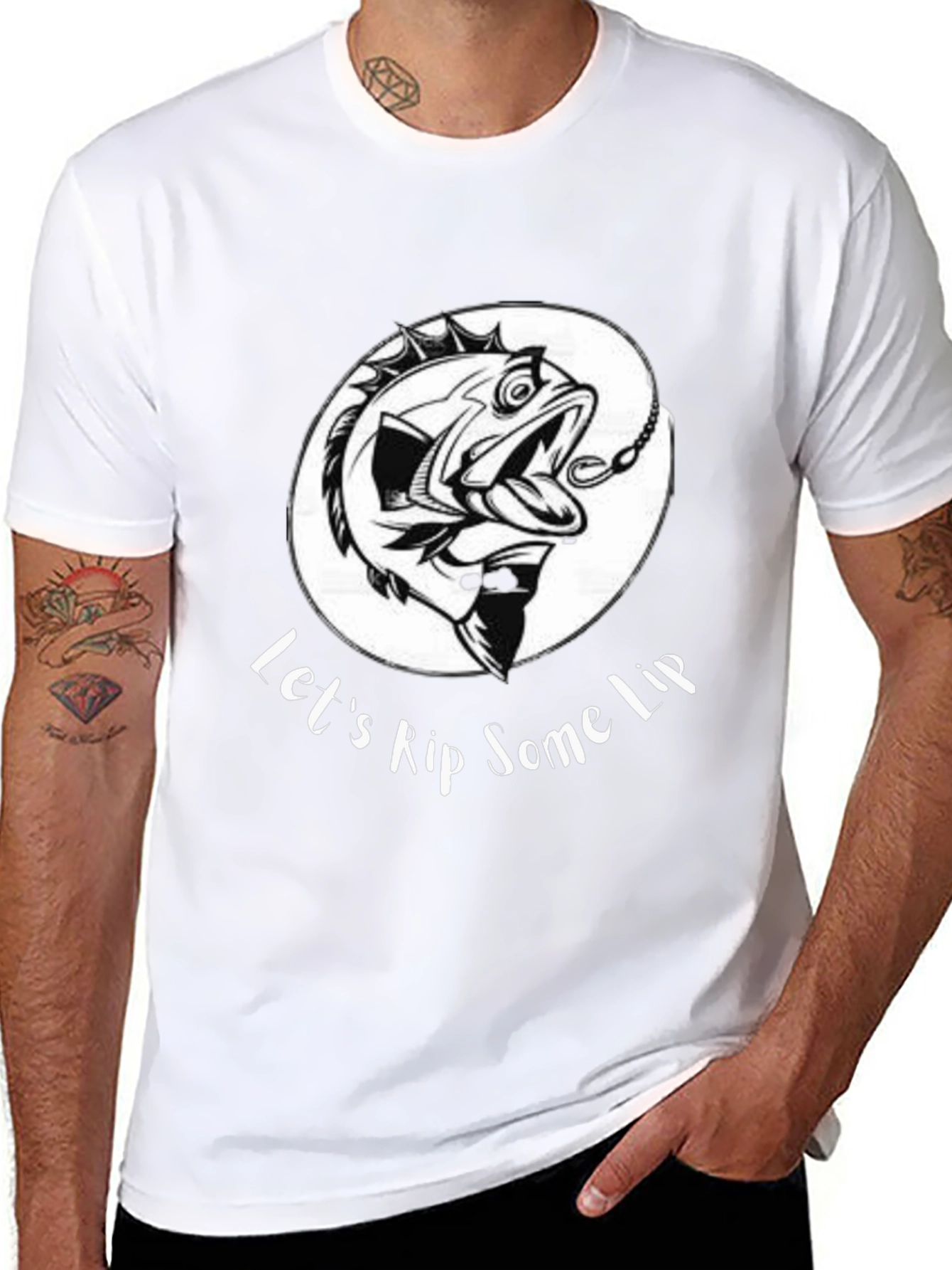 Lets Rip Some Lip Fishing T-Shirt