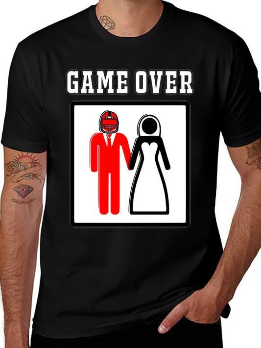 Game Over Wedding T-Shirt - Groom Gift