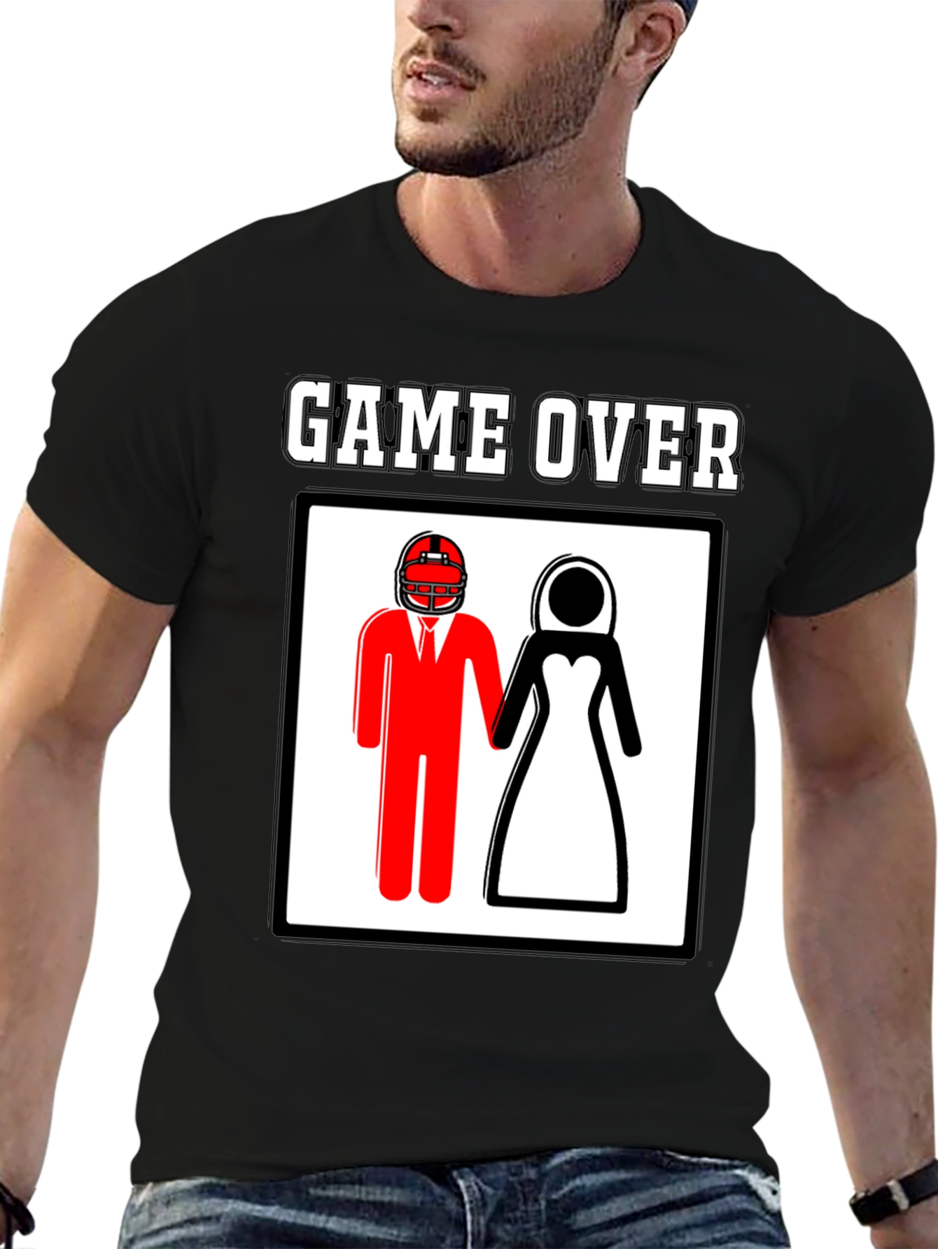 Game Over Wedding T-Shirt - Groom Gift