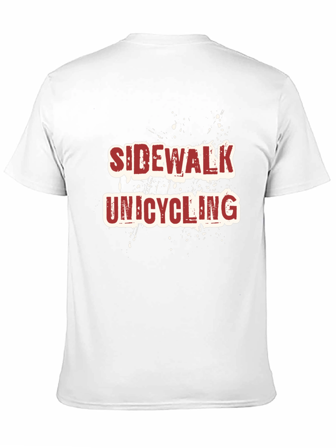 Sidewalk Unicycling Black Tee