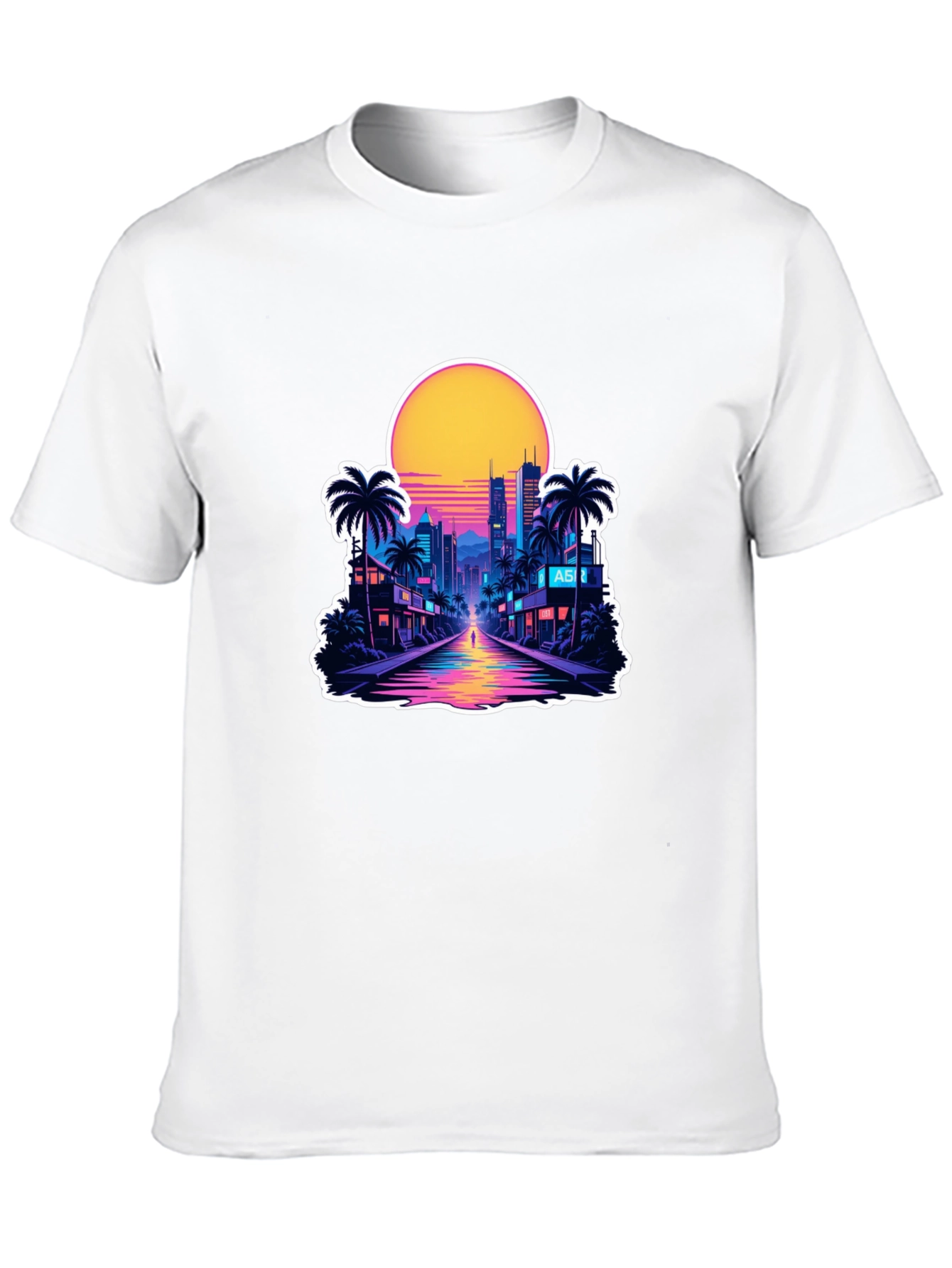 Retro Wave Cityscape T-Shirt