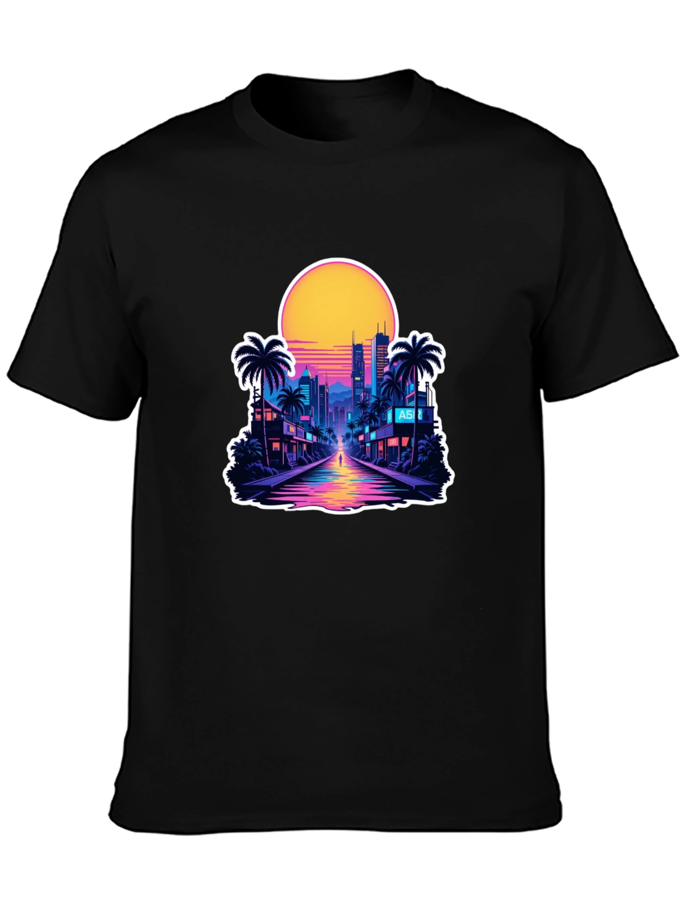 Retro Wave Cityscape T-Shirt