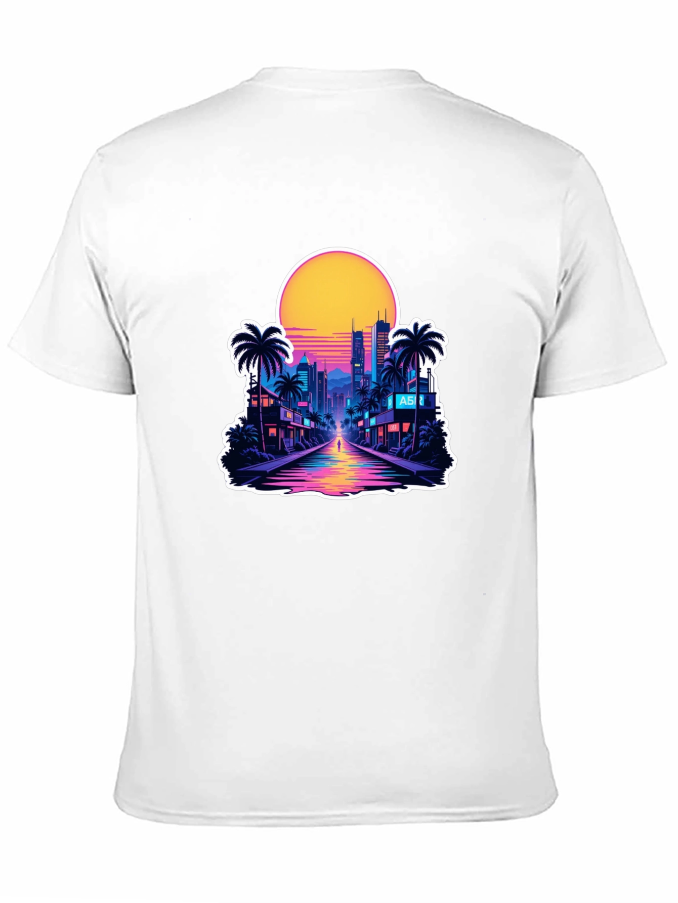 Retro Wave Cityscape T-Shirt