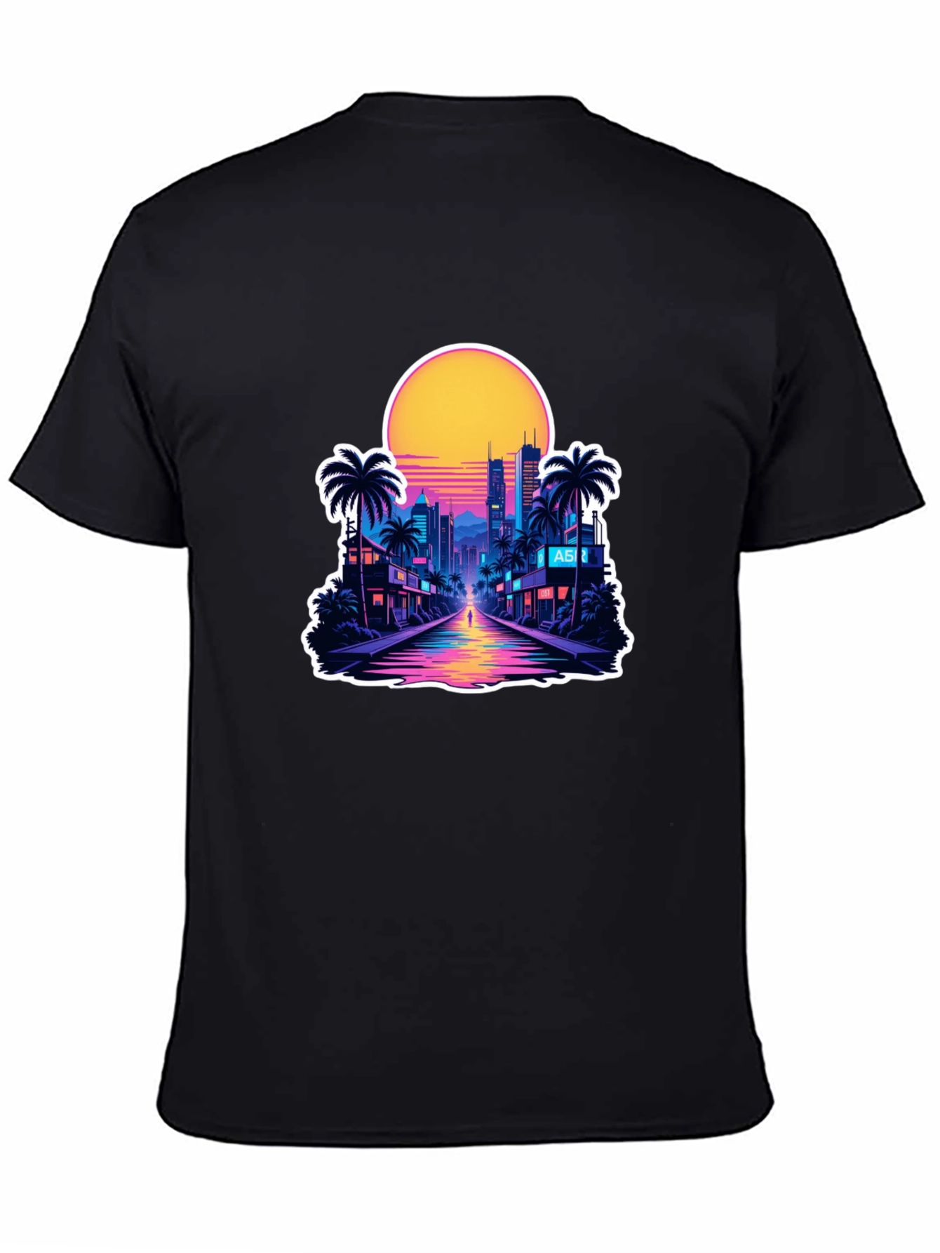 Retro Wave Cityscape T-Shirt