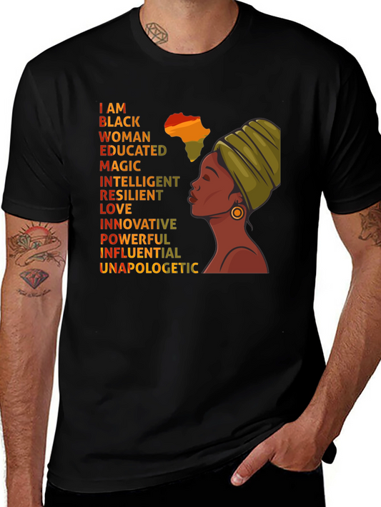Empowered Black Woman Graphic Tee