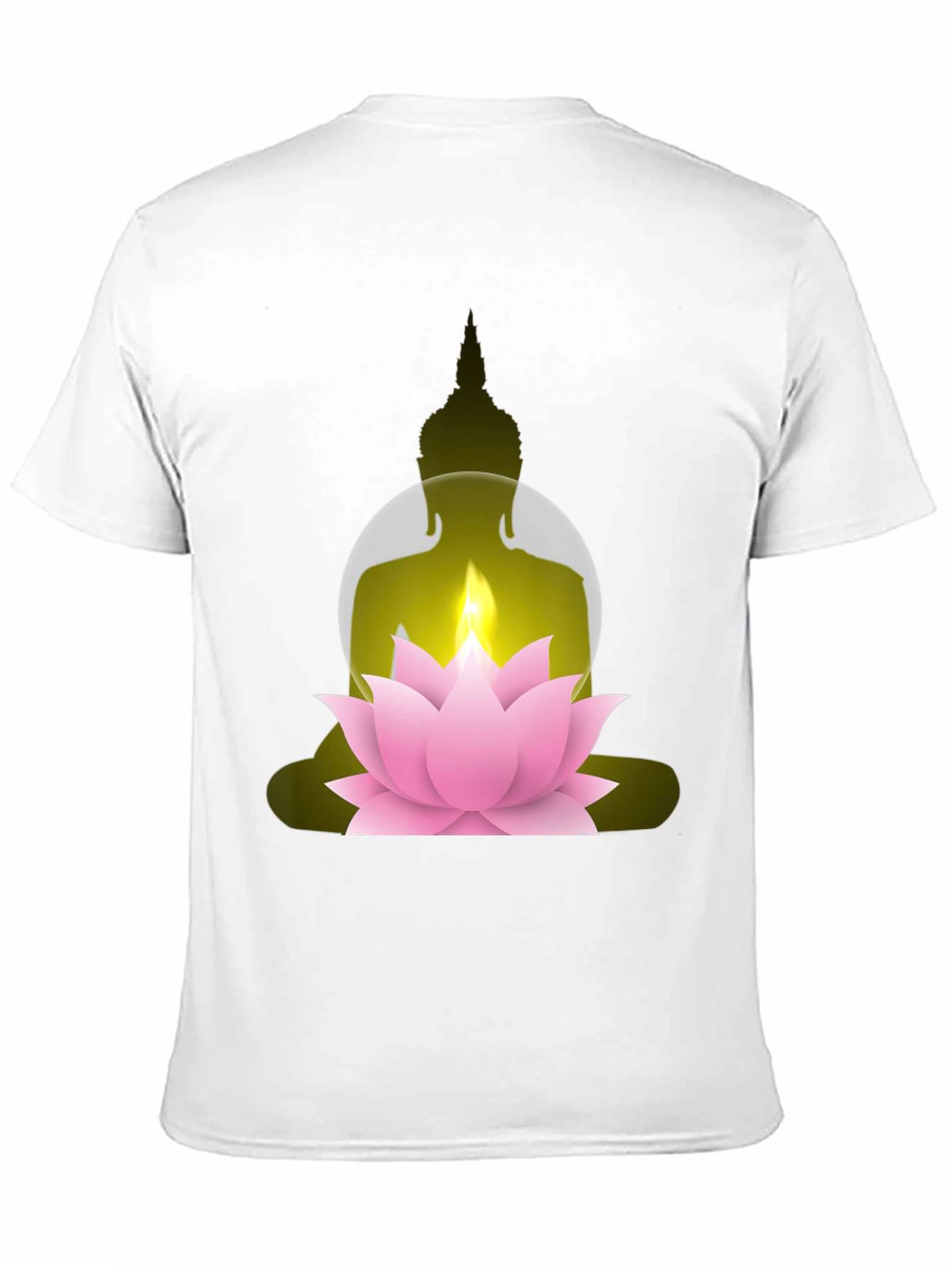 Buddha Lotus Graphic Tee - Spiritual Comfort