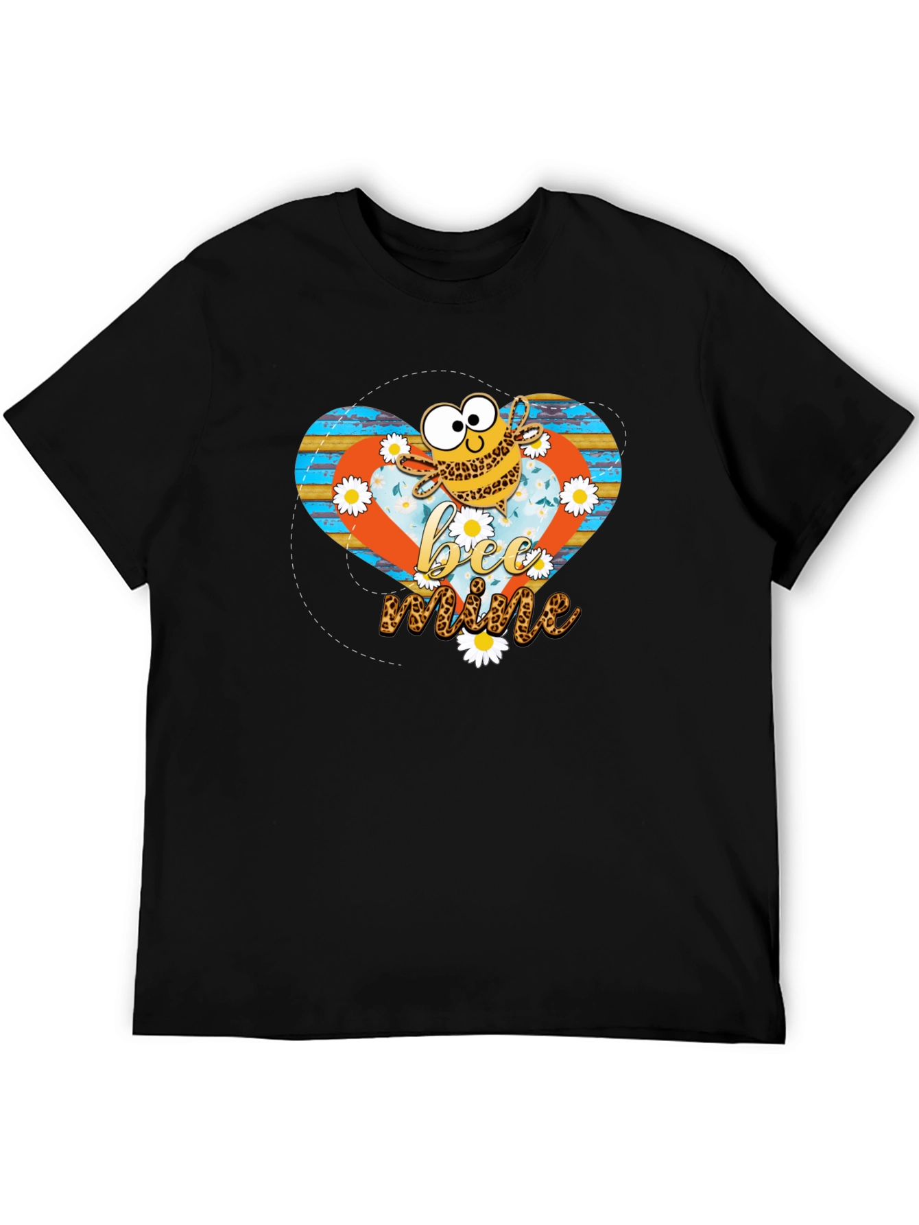 Bee Mine Graphic Tee - Mens Black T-Shirt