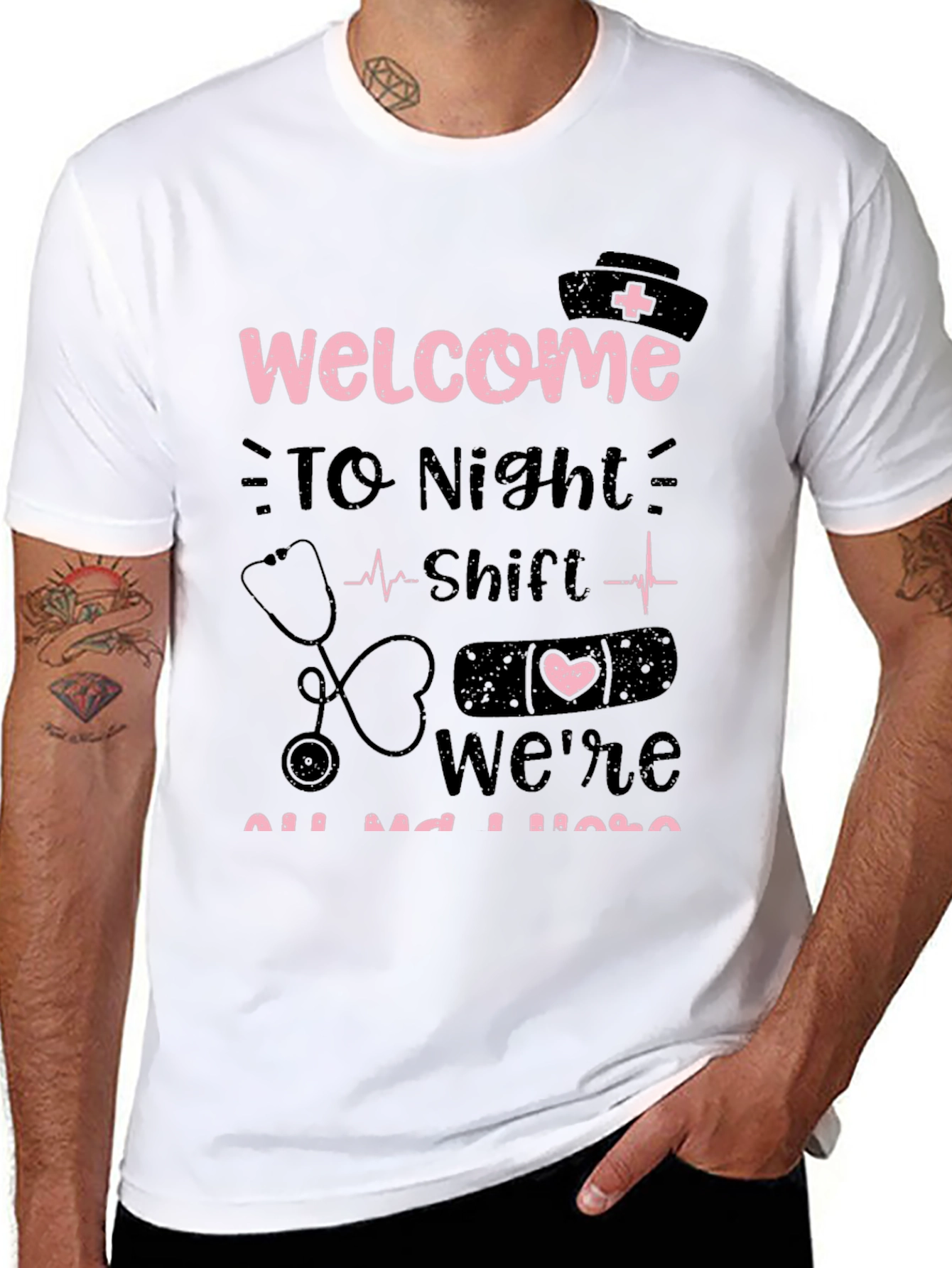 Night Shift Nurse Tee - Welcome Humor T-Shirt