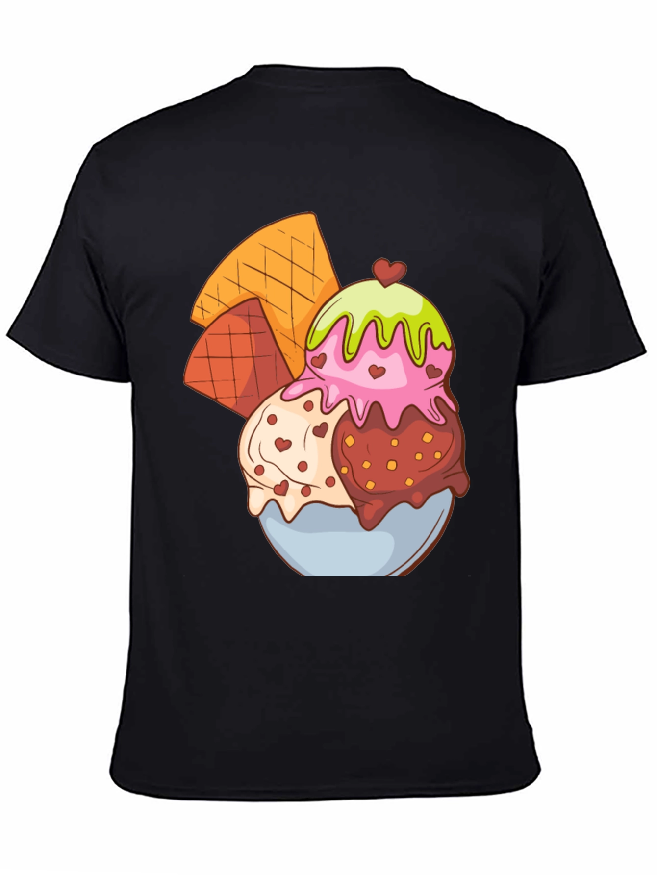 Ice Cream Dessert Graphic T-Shirt