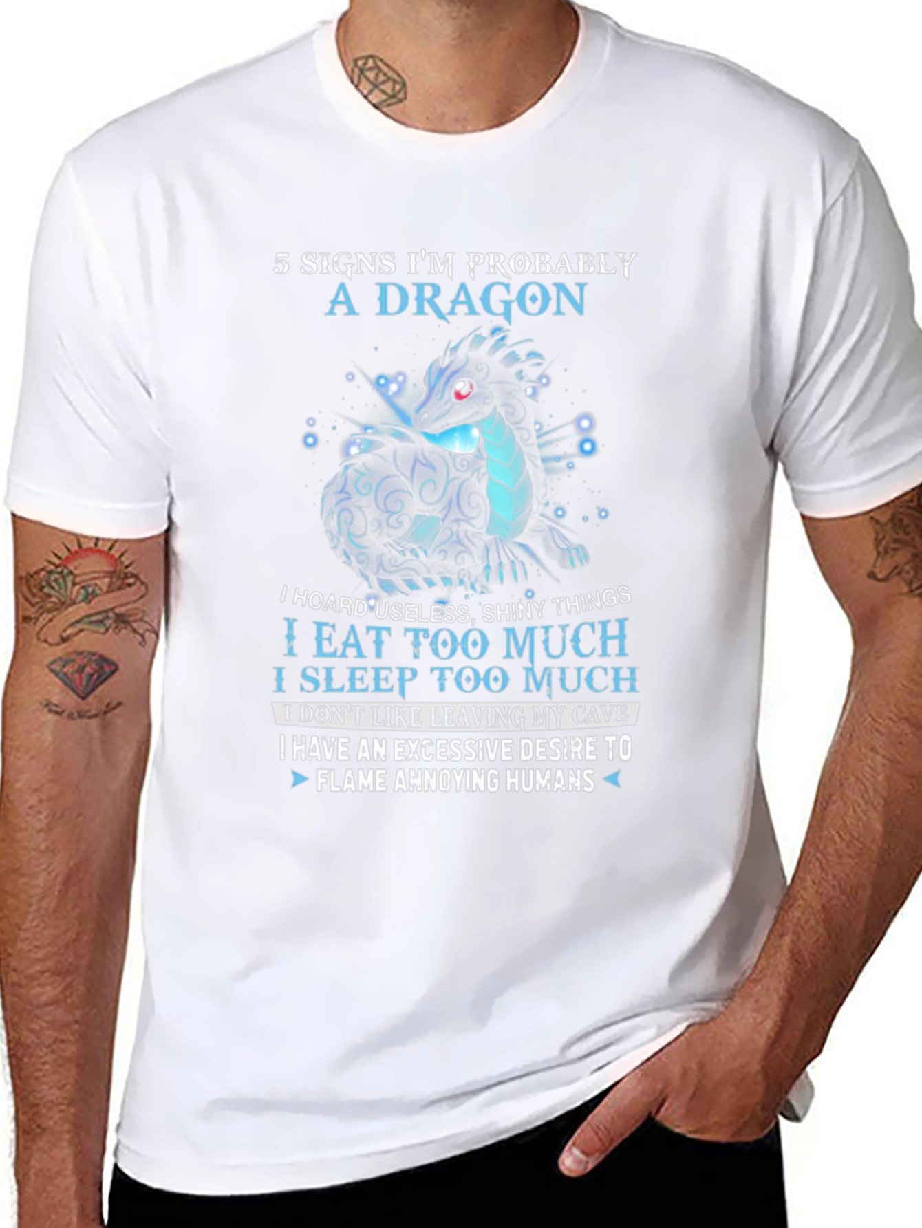 Dragon Lover T-Shirt: 5 Signs Im Probably A Dragon