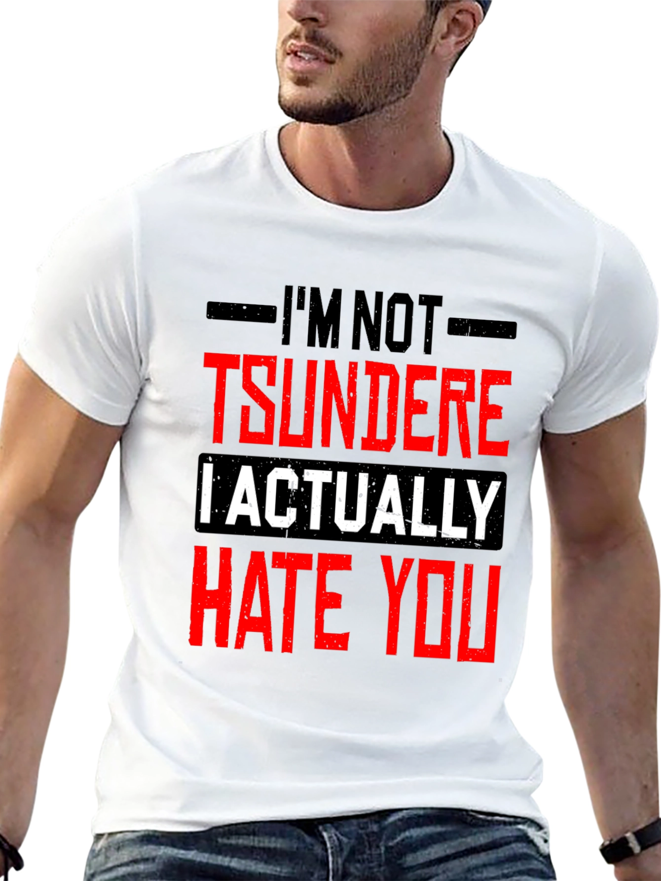 Im Not Tsundere Funny Graphic Tee