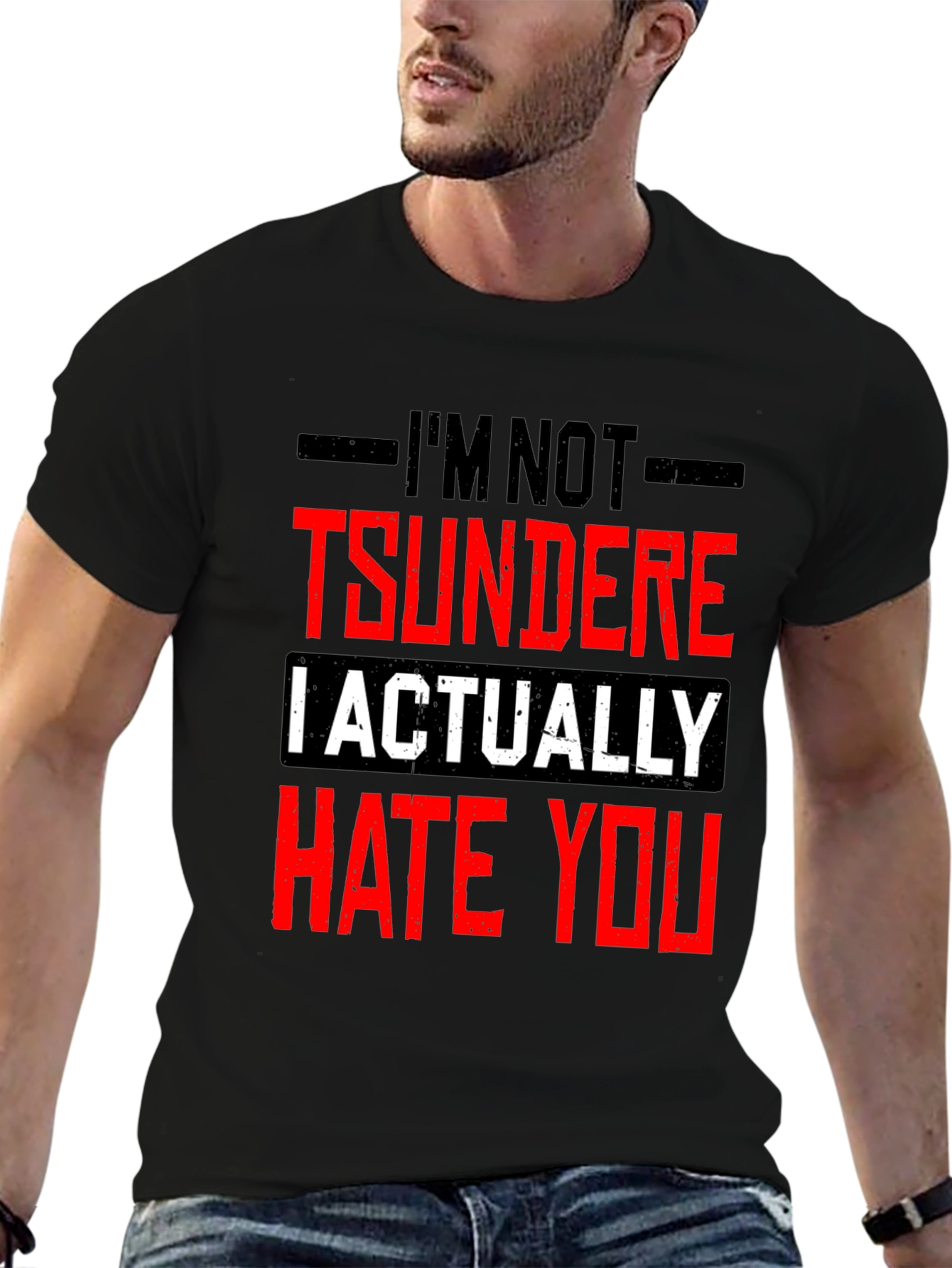 Im Not Tsundere Funny Graphic Tee