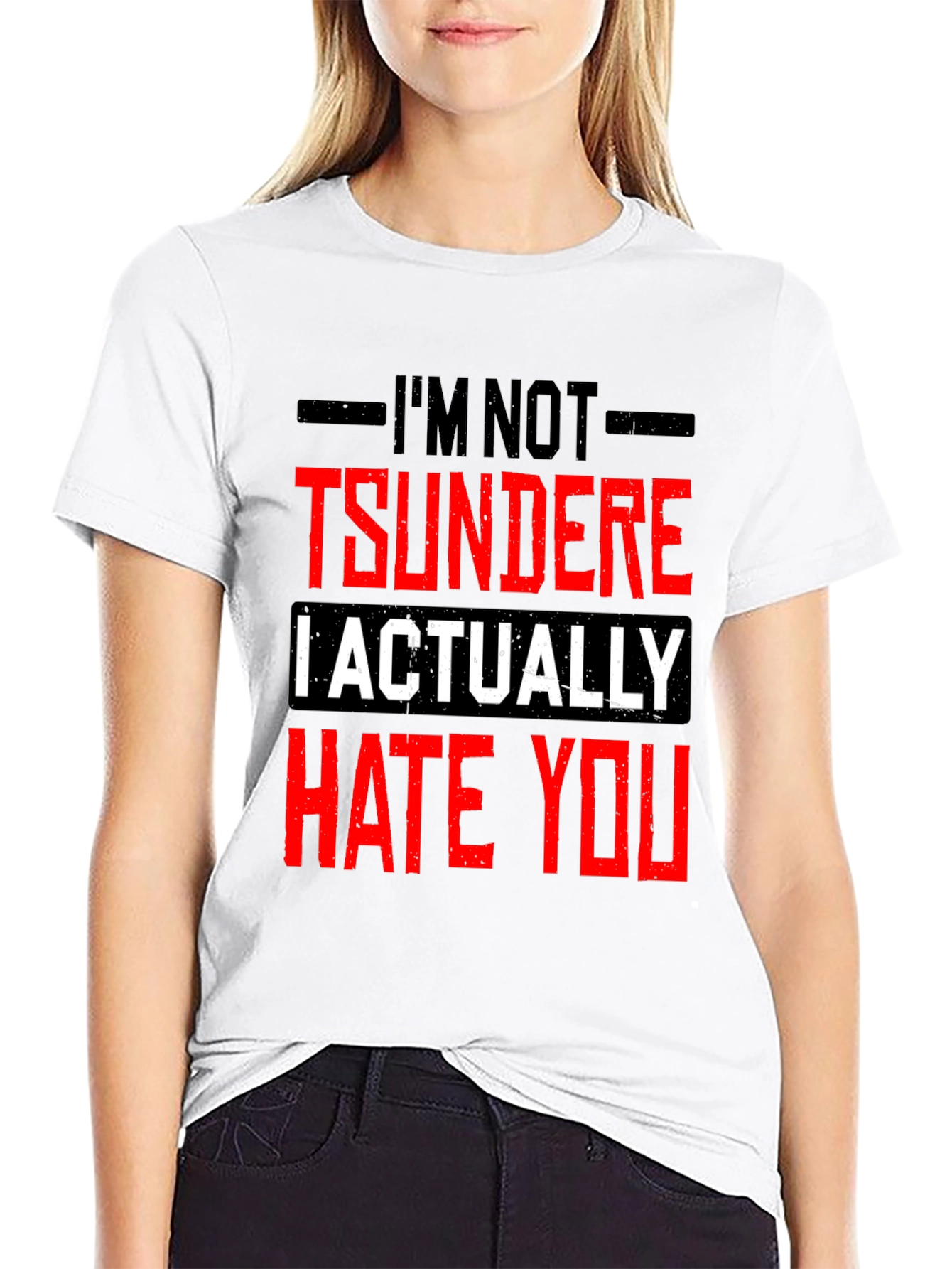 Im Not Tsundere Funny Graphic Tee