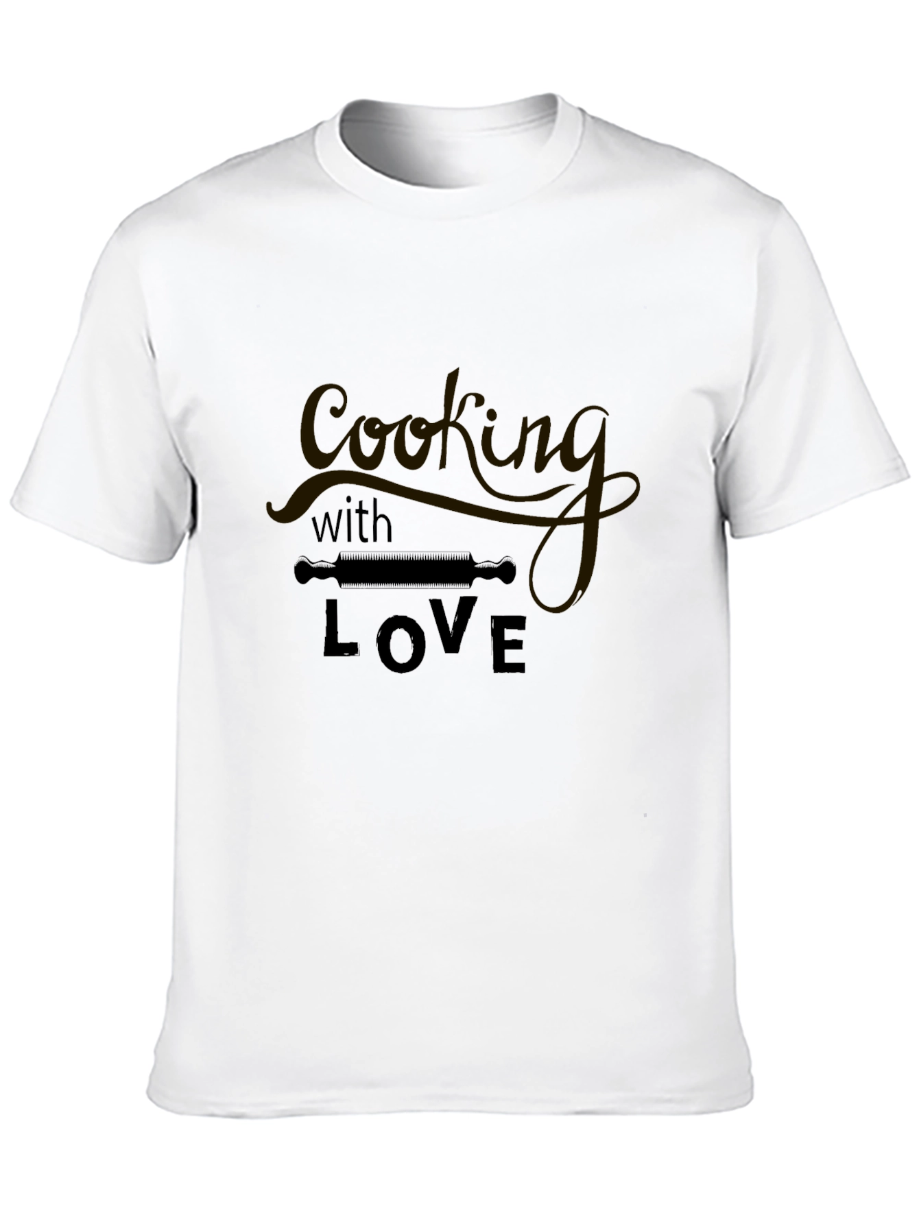 Cooking with Love Black Graphic Tee