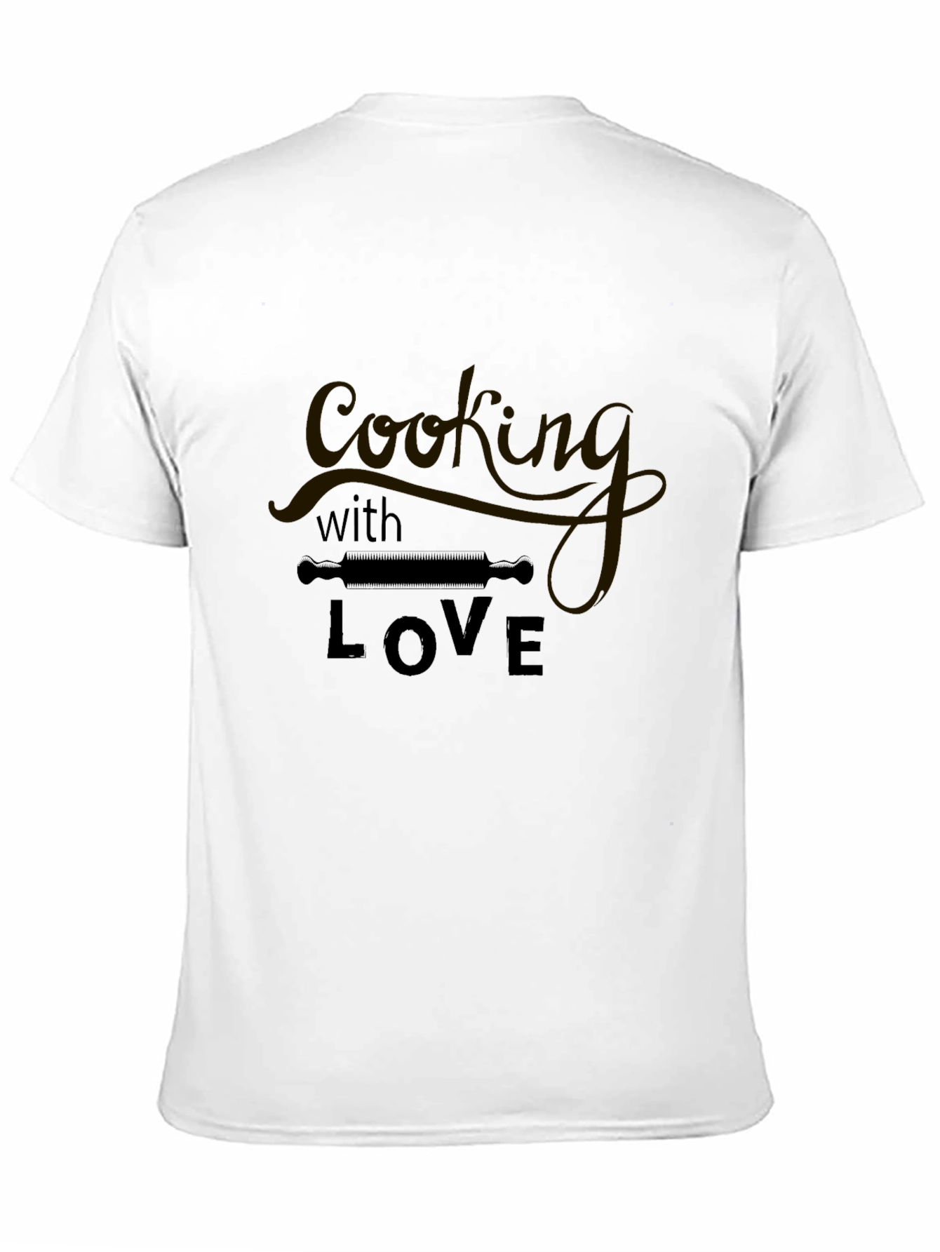Cooking with Love Black Graphic Tee