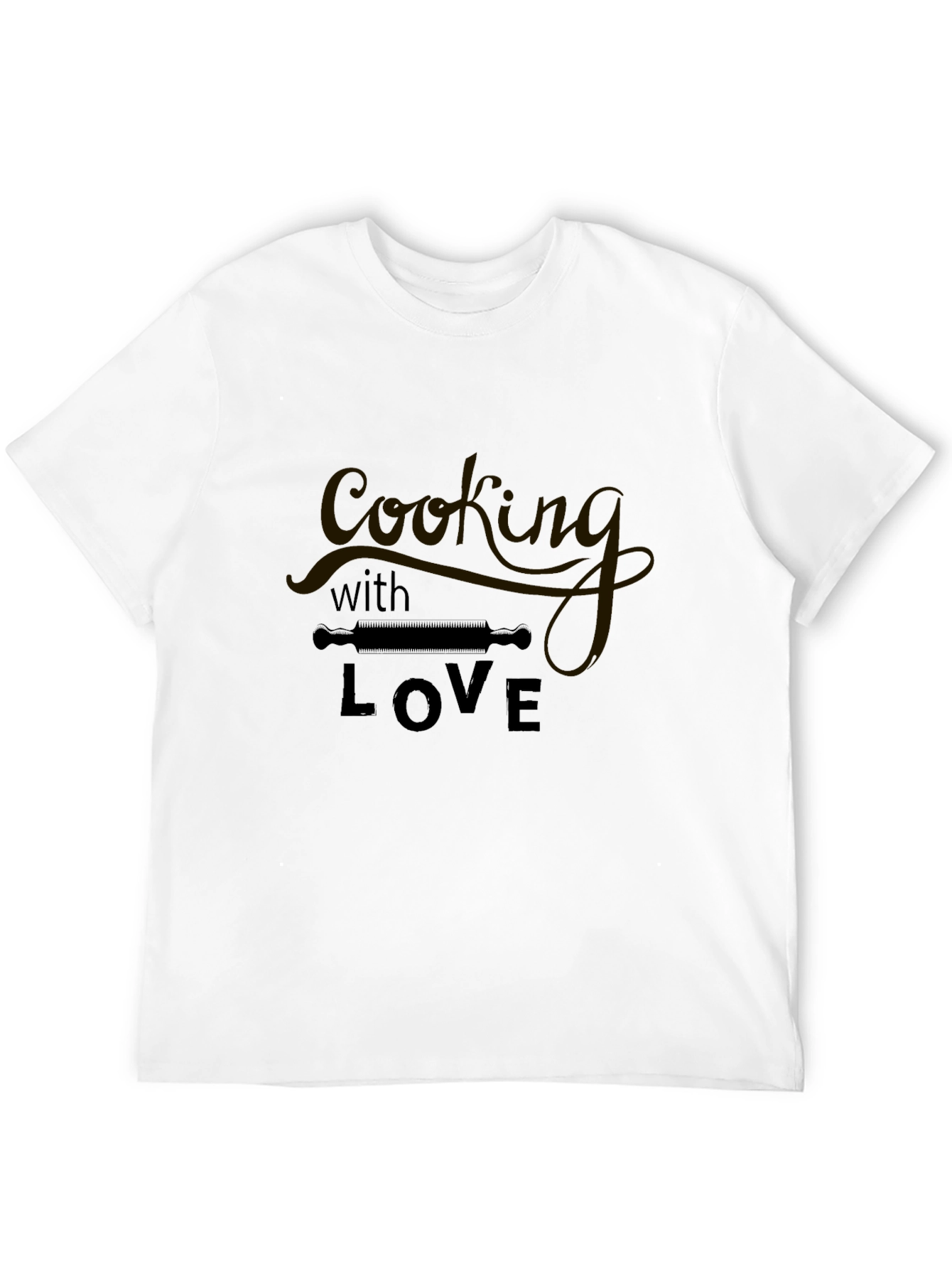 Cooking with Love Black Graphic Tee