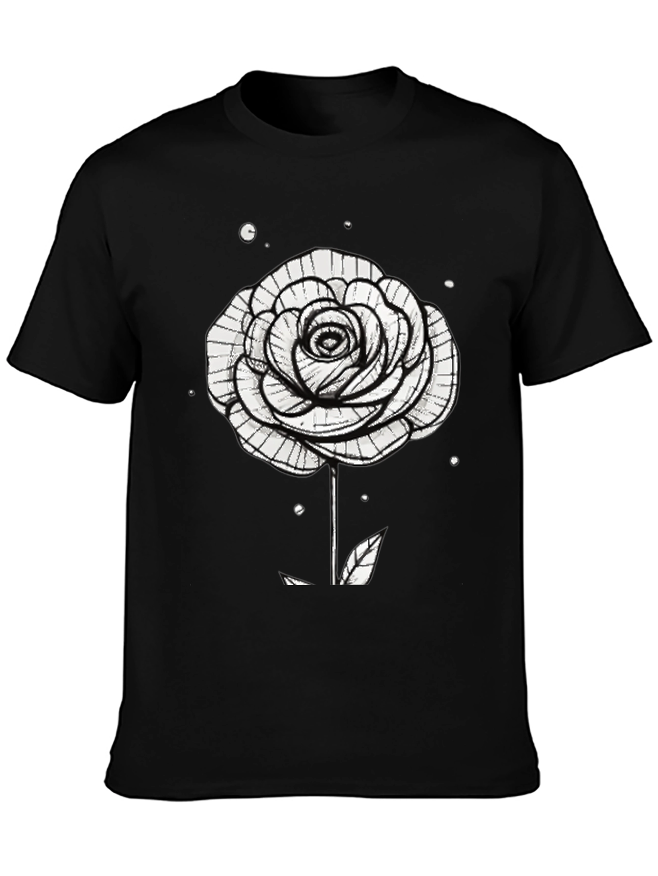Black Rose Graphic T-Shirt