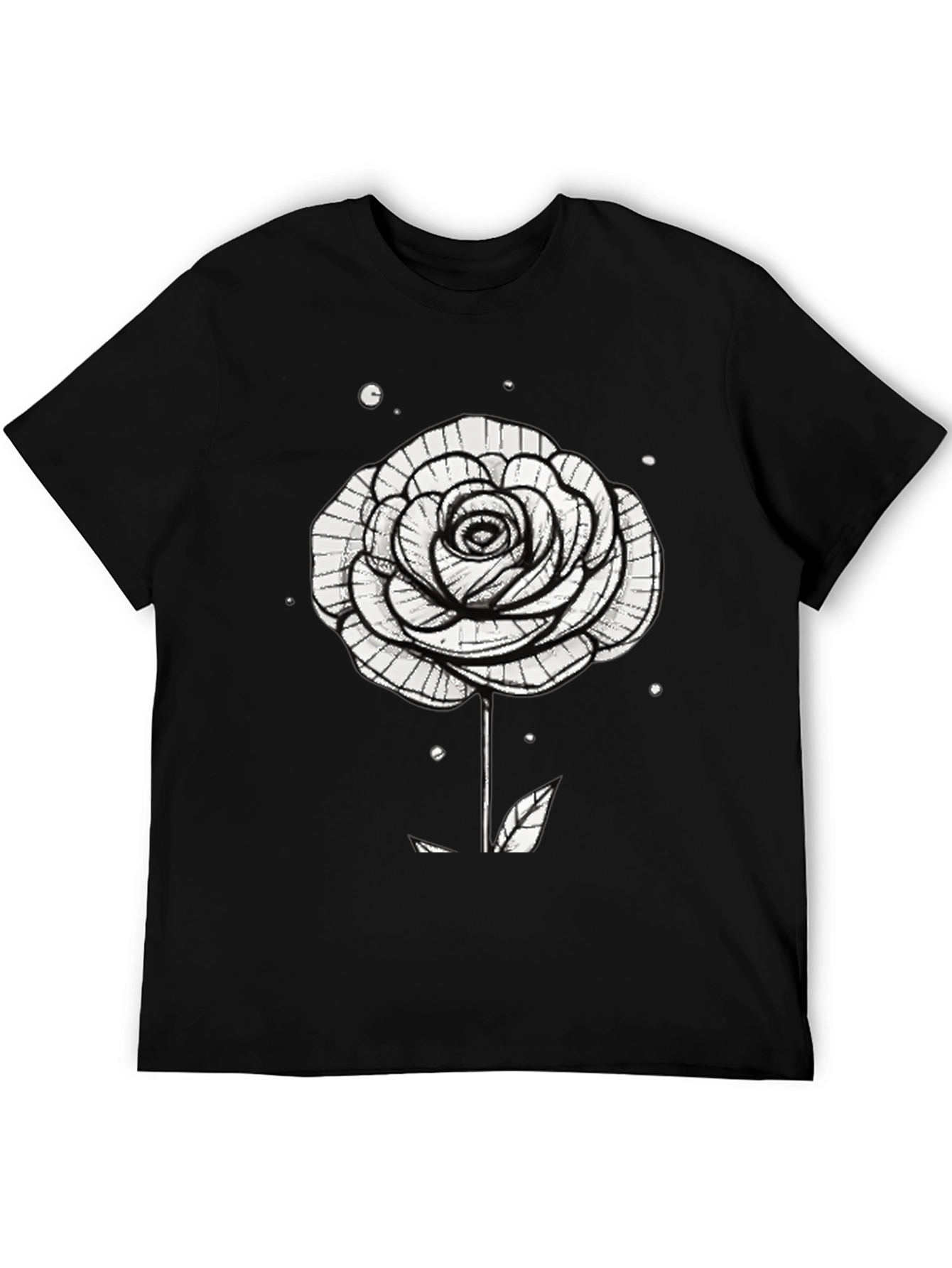 Black Rose Graphic T-Shirt