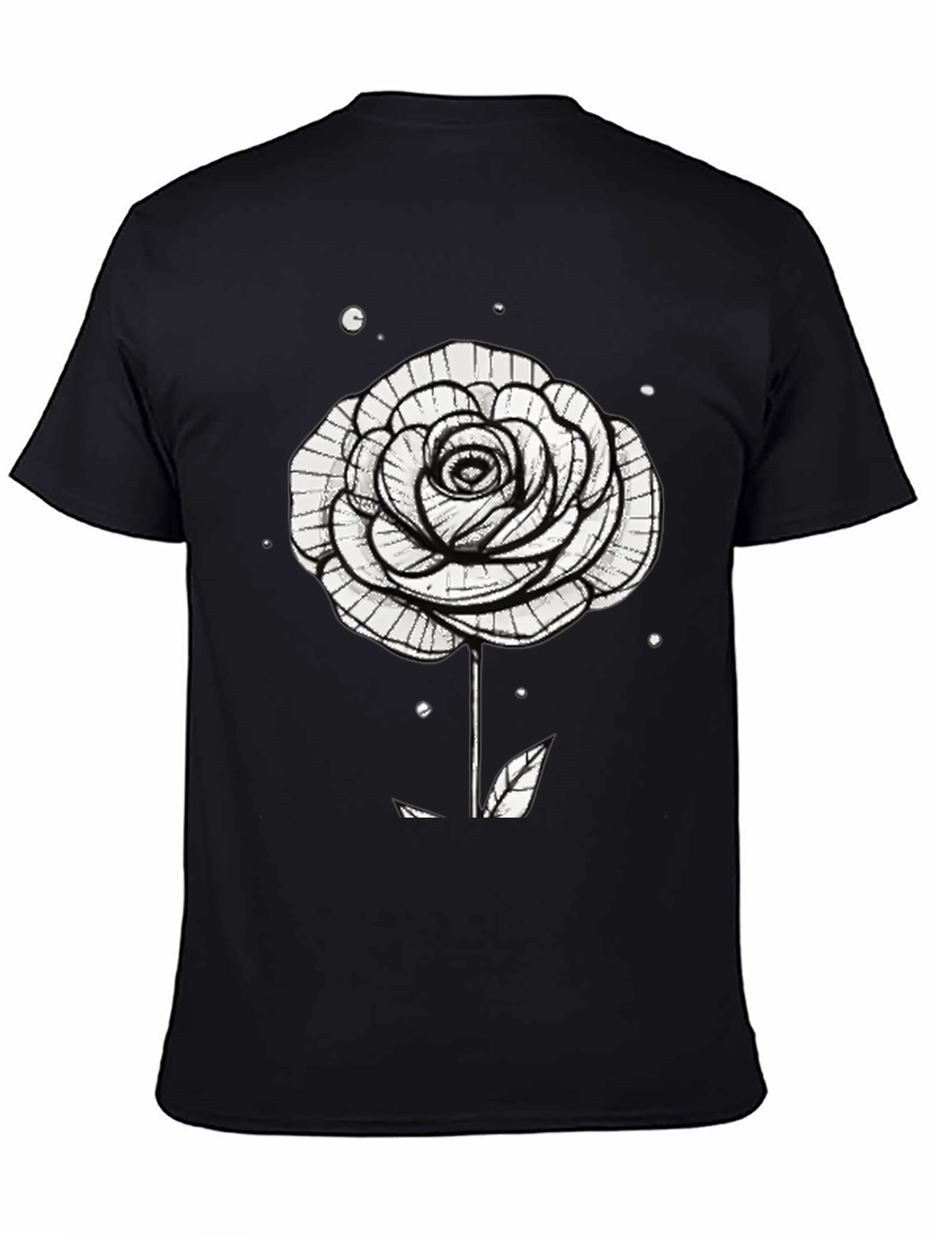 Black Rose Graphic T-Shirt