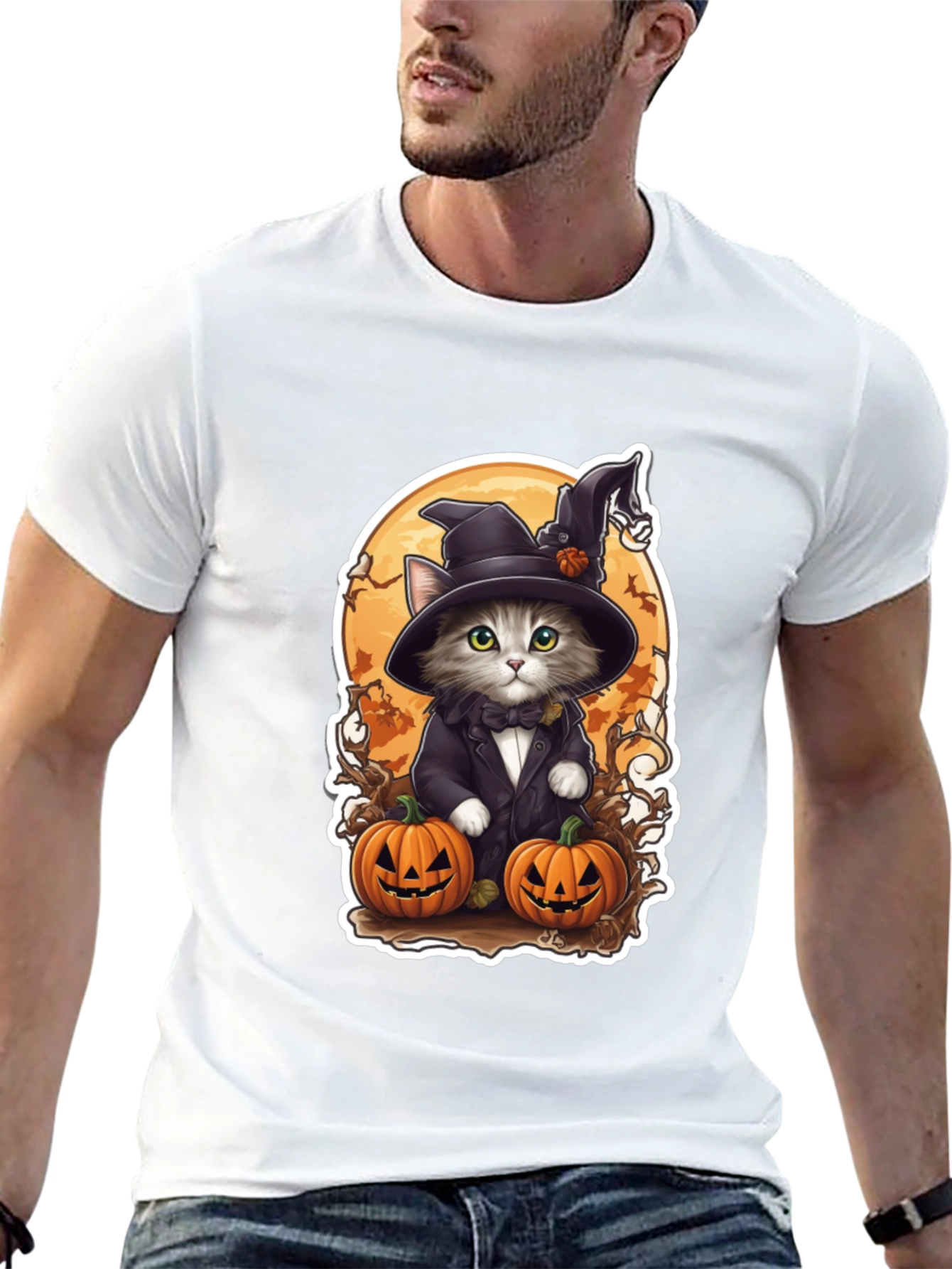 Halloween Cat T-Shirt