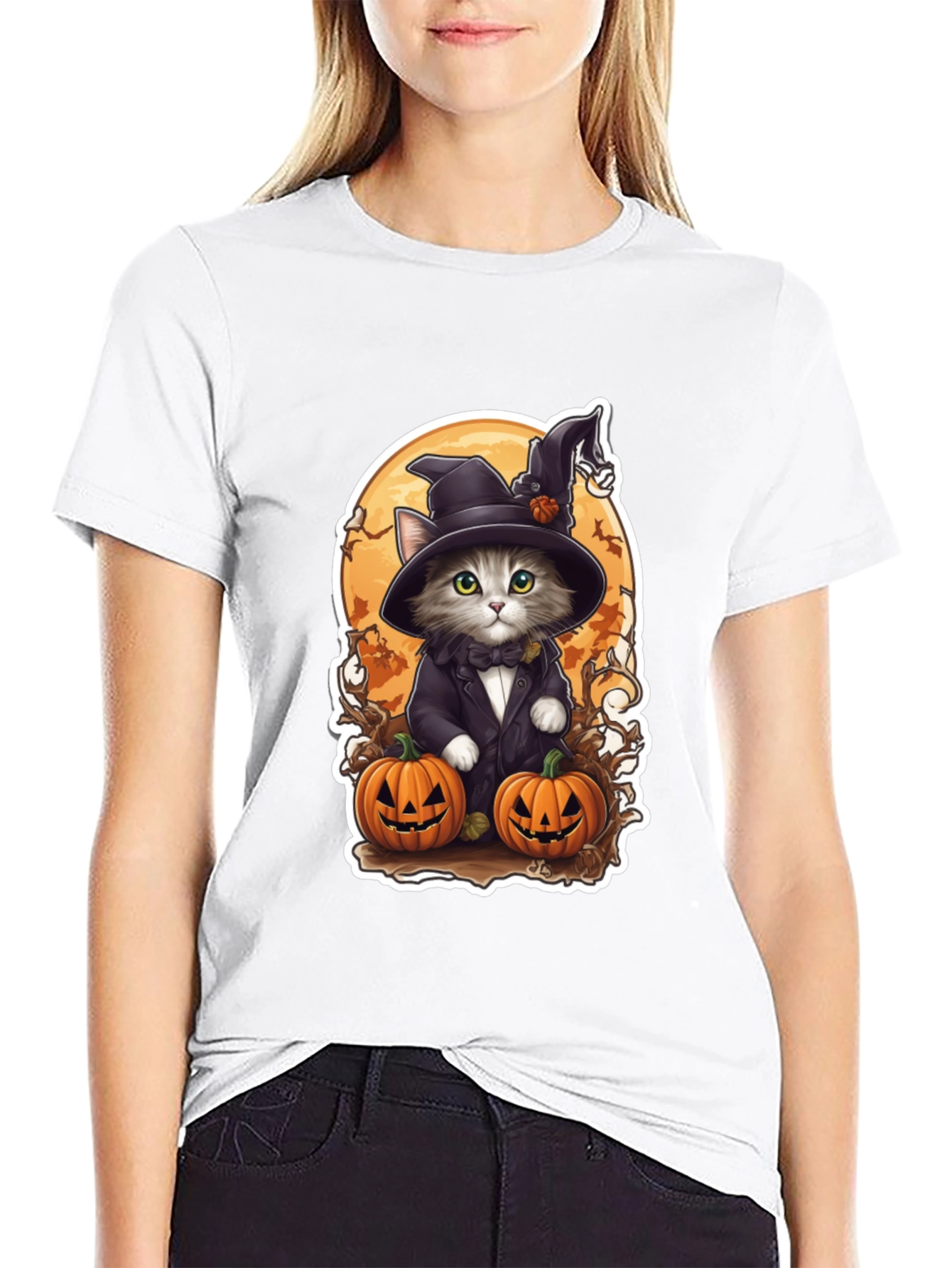Halloween Cat T-Shirt